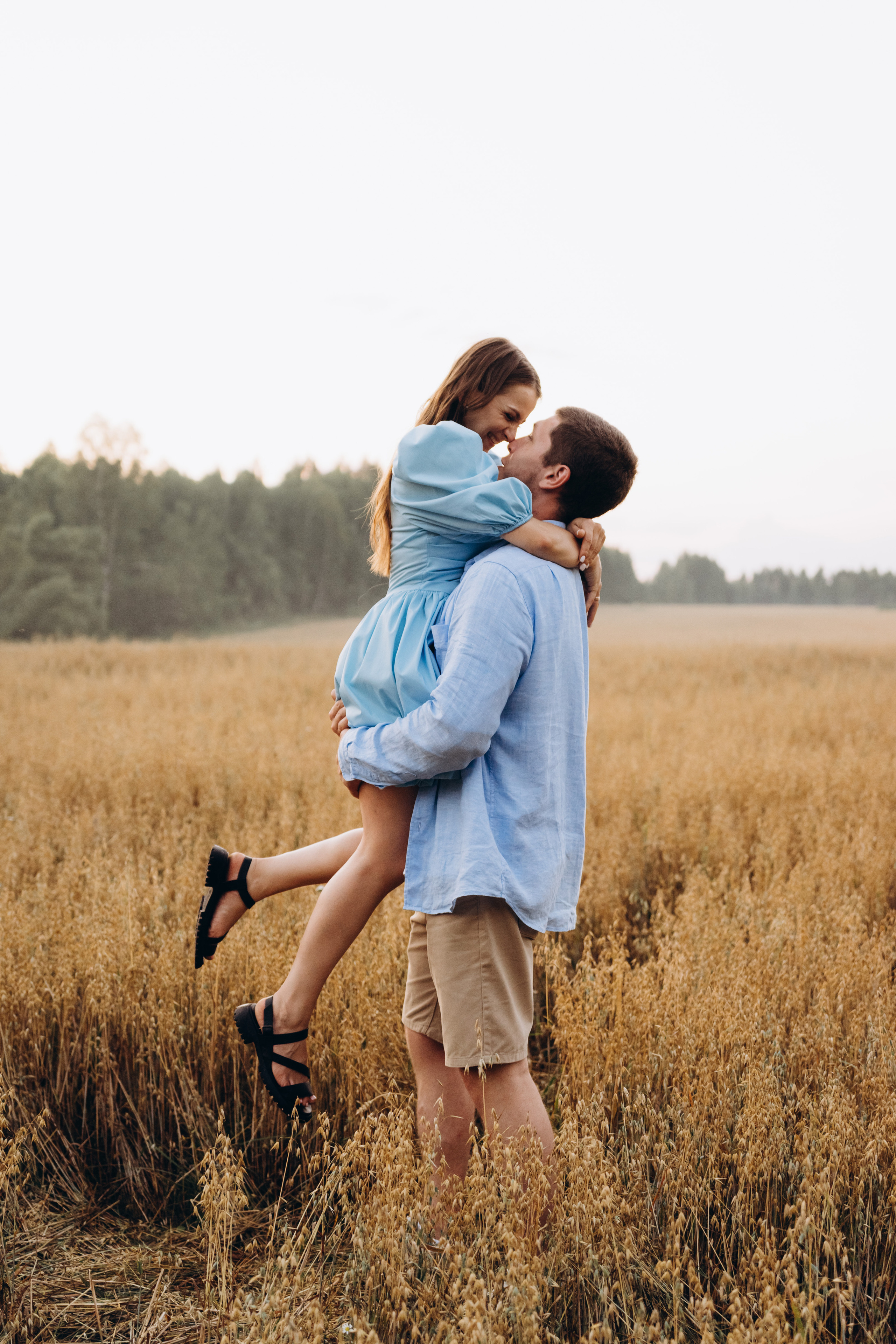 Lovestory на закате. Фотограф Москва