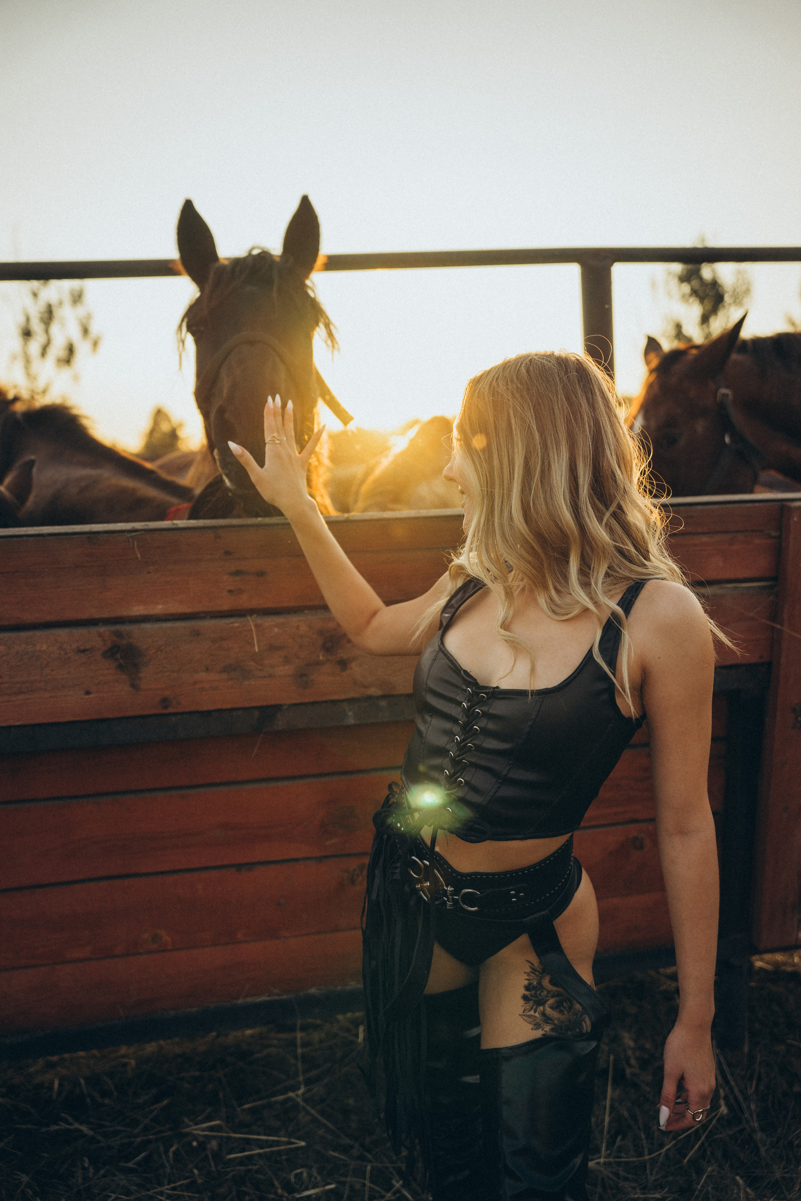 На закате. Фотограф Москва