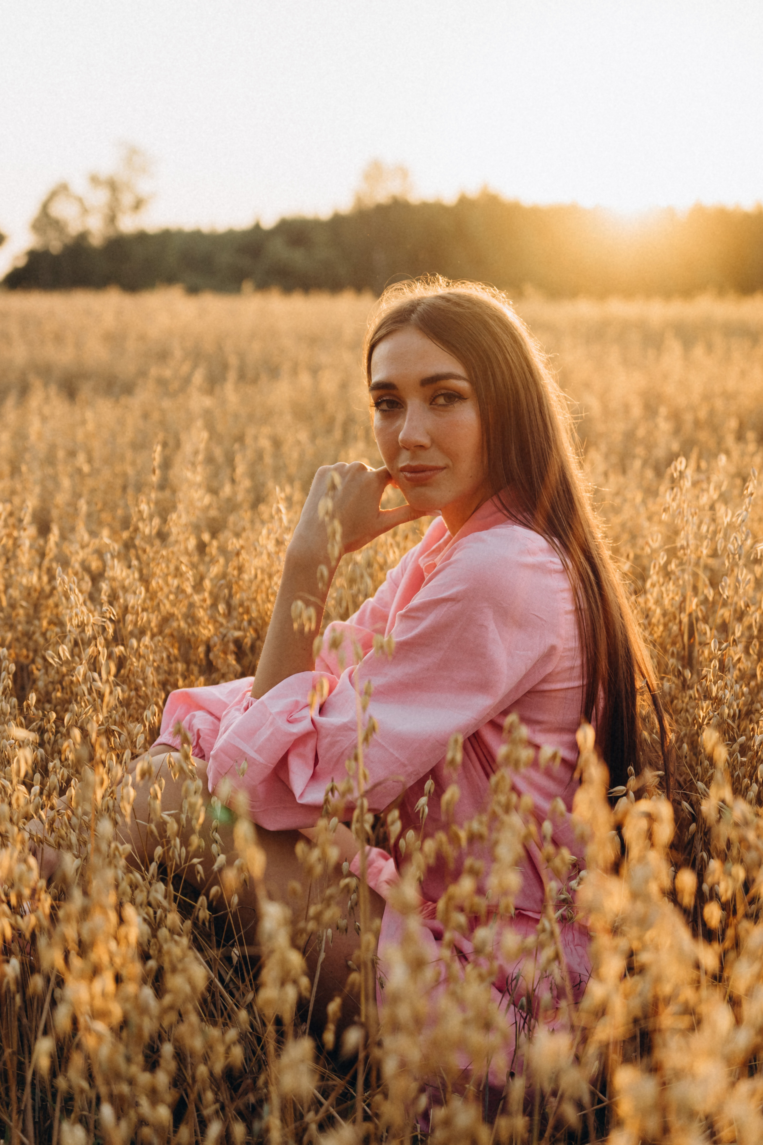 На закате. Фотограф Москва