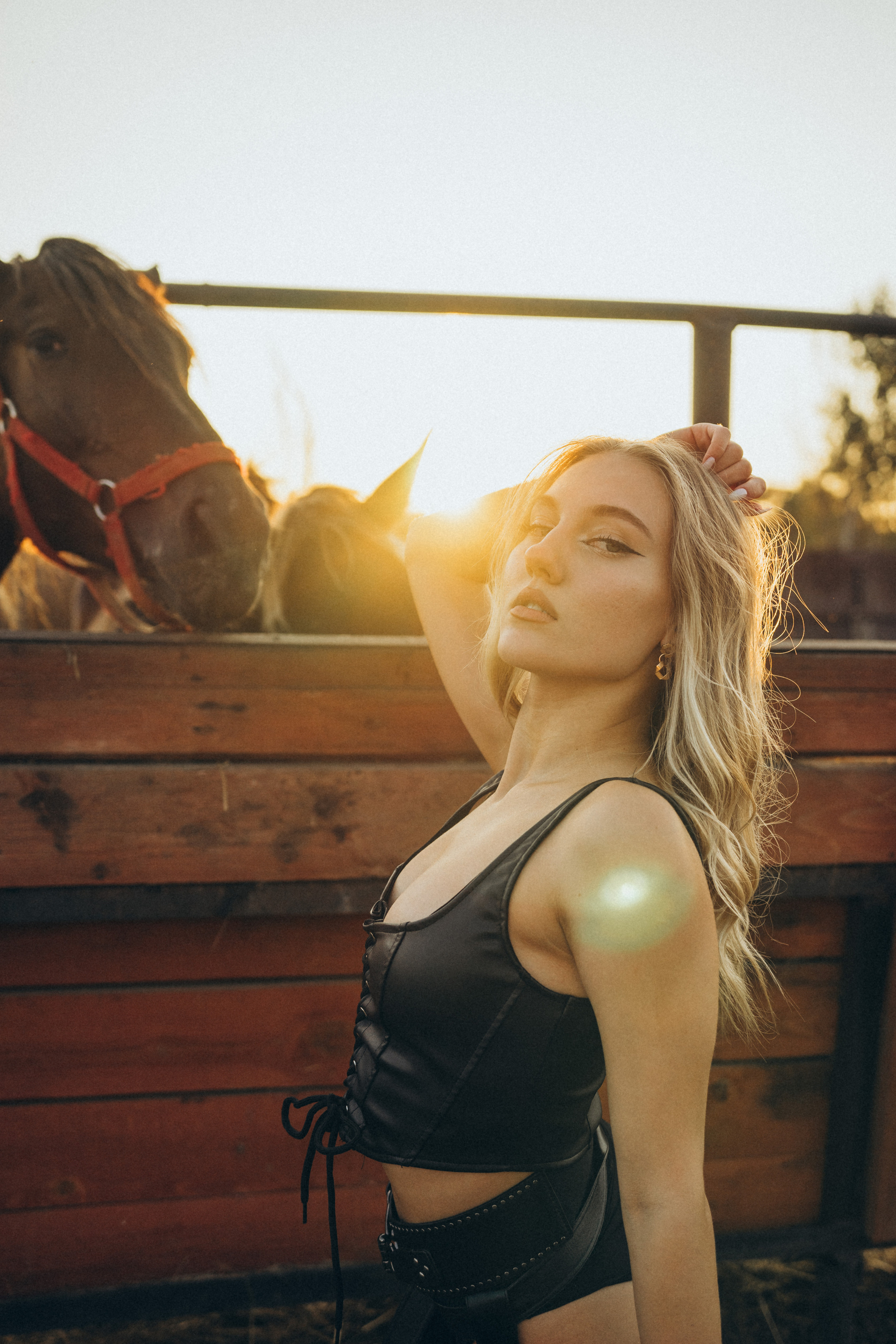 На закате. Фотограф Москва