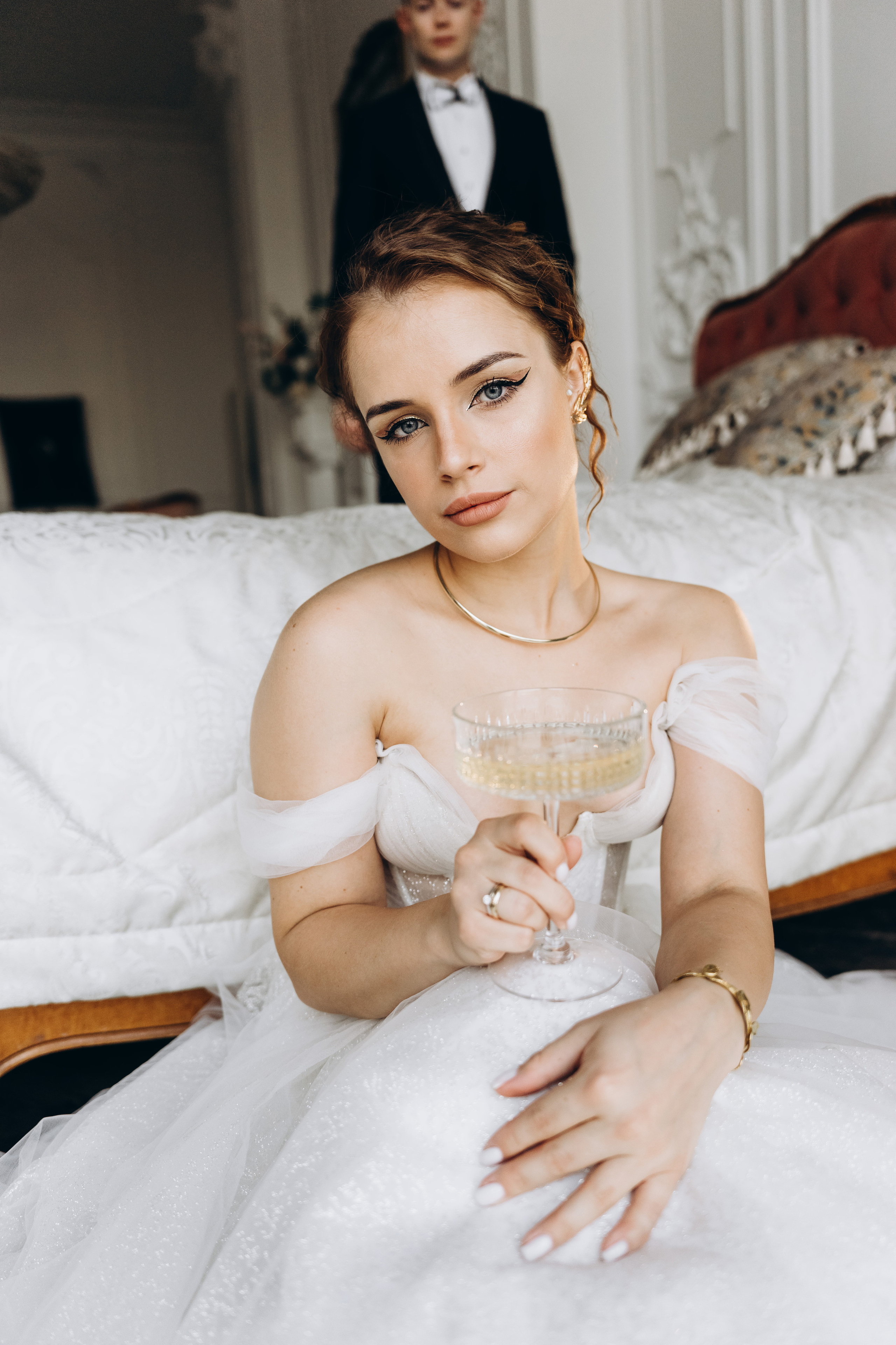 Свадебная фотосессия в студии. Фотограф Москва