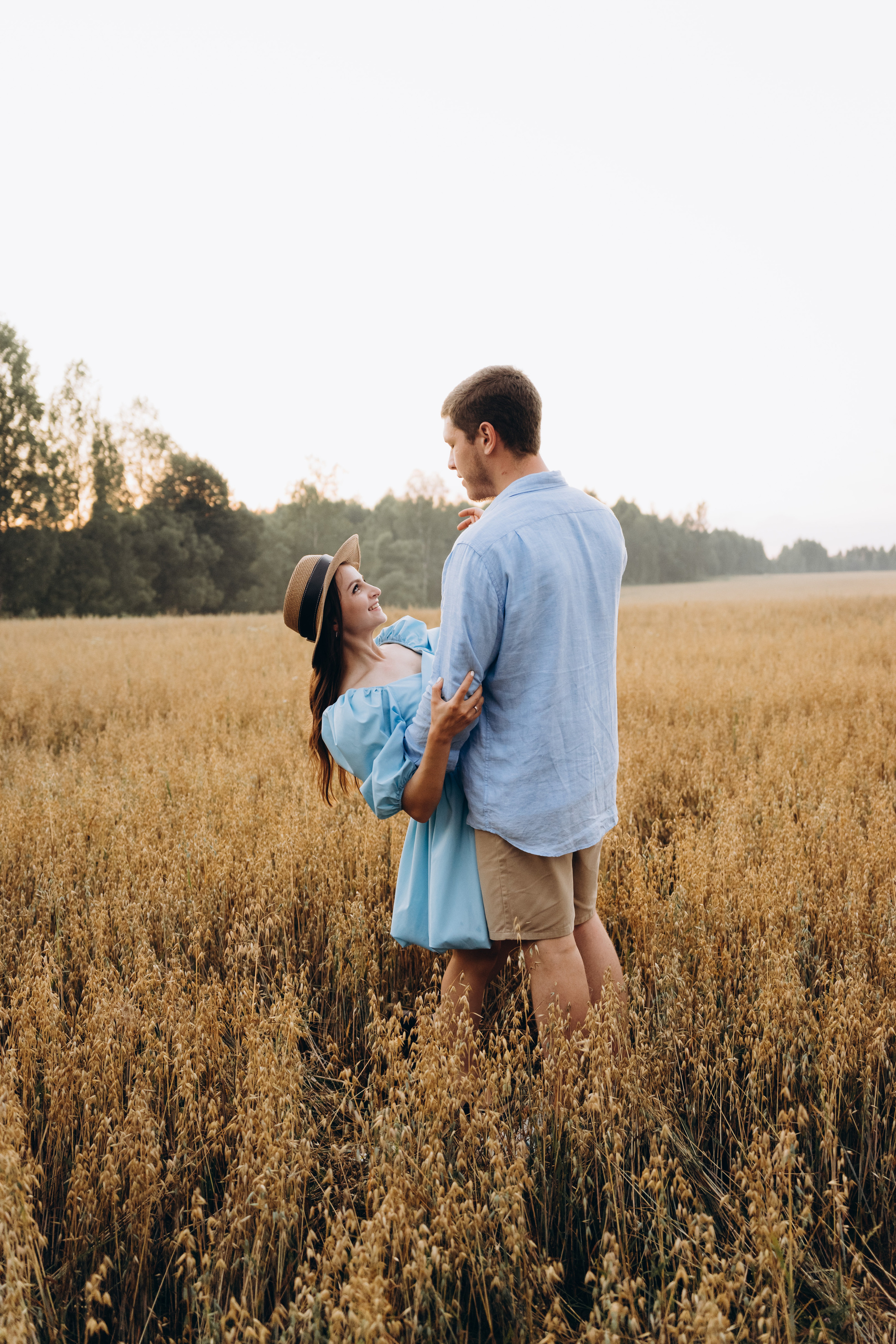 Lovestory на закате. Фотограф Москва