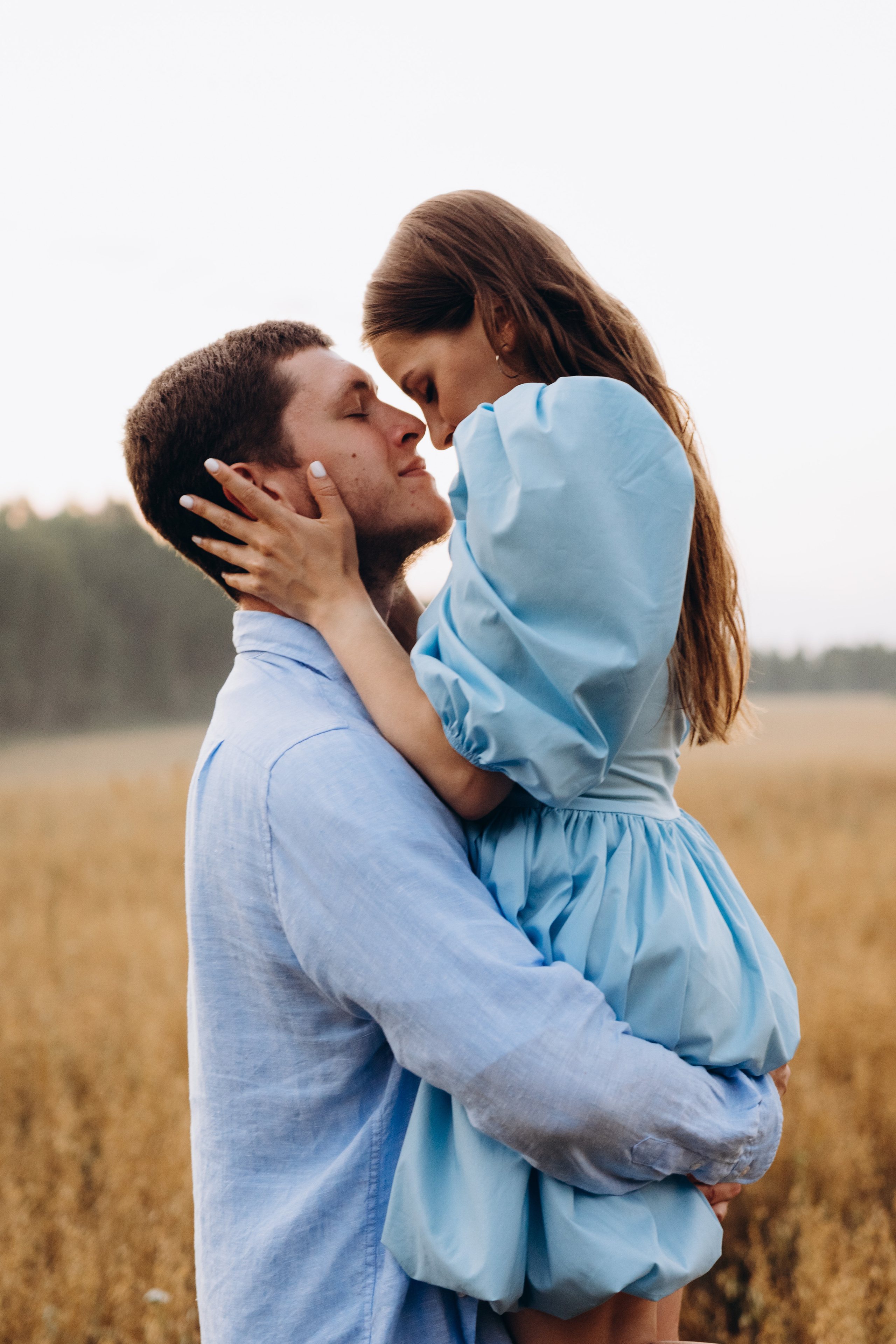 Lovestory на закате. Фотограф Москва