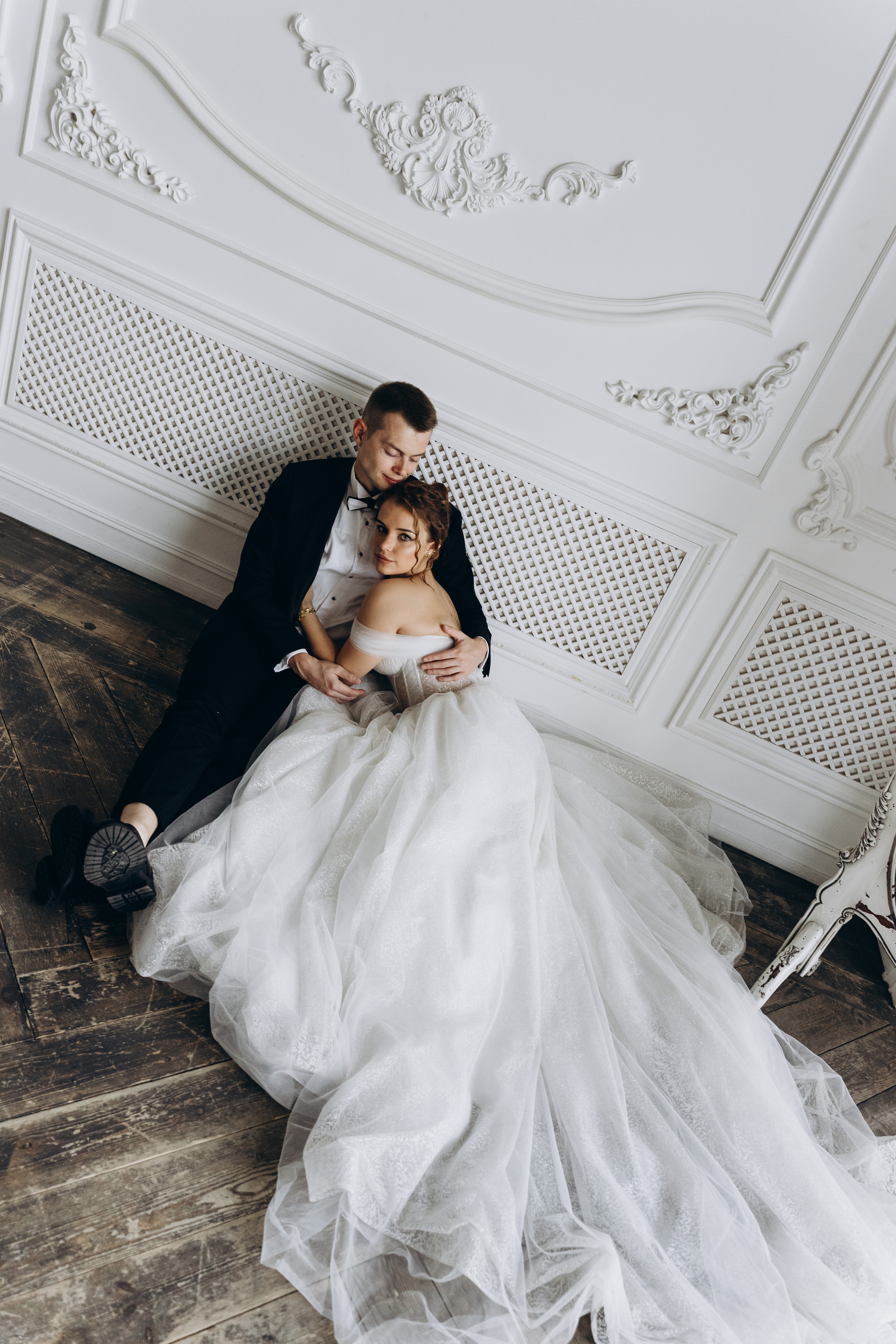 Свадебная фотосессия в студии. Фотограф Москва