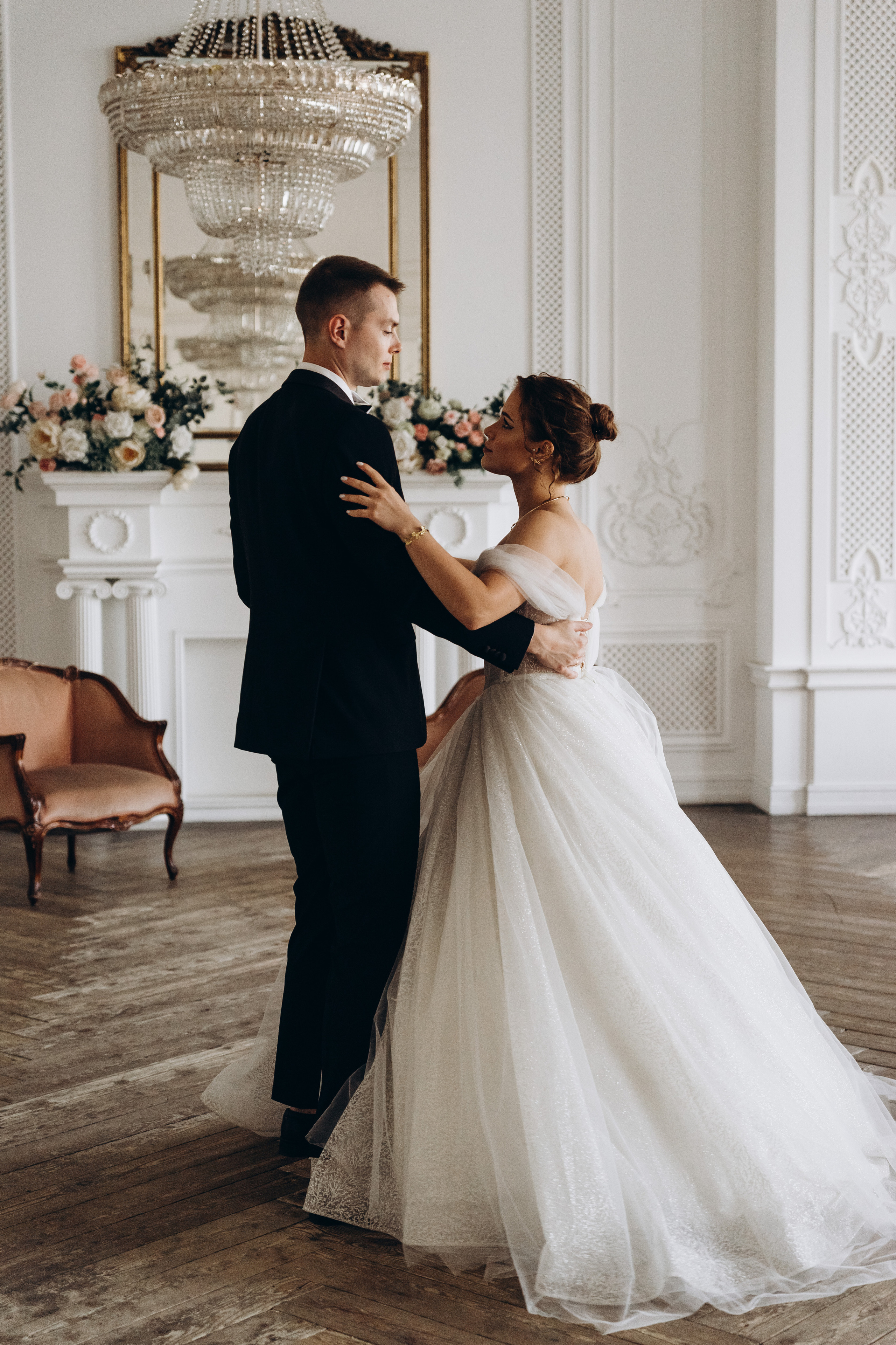 Свадебная фотосессия в студии. Фотограф Москва