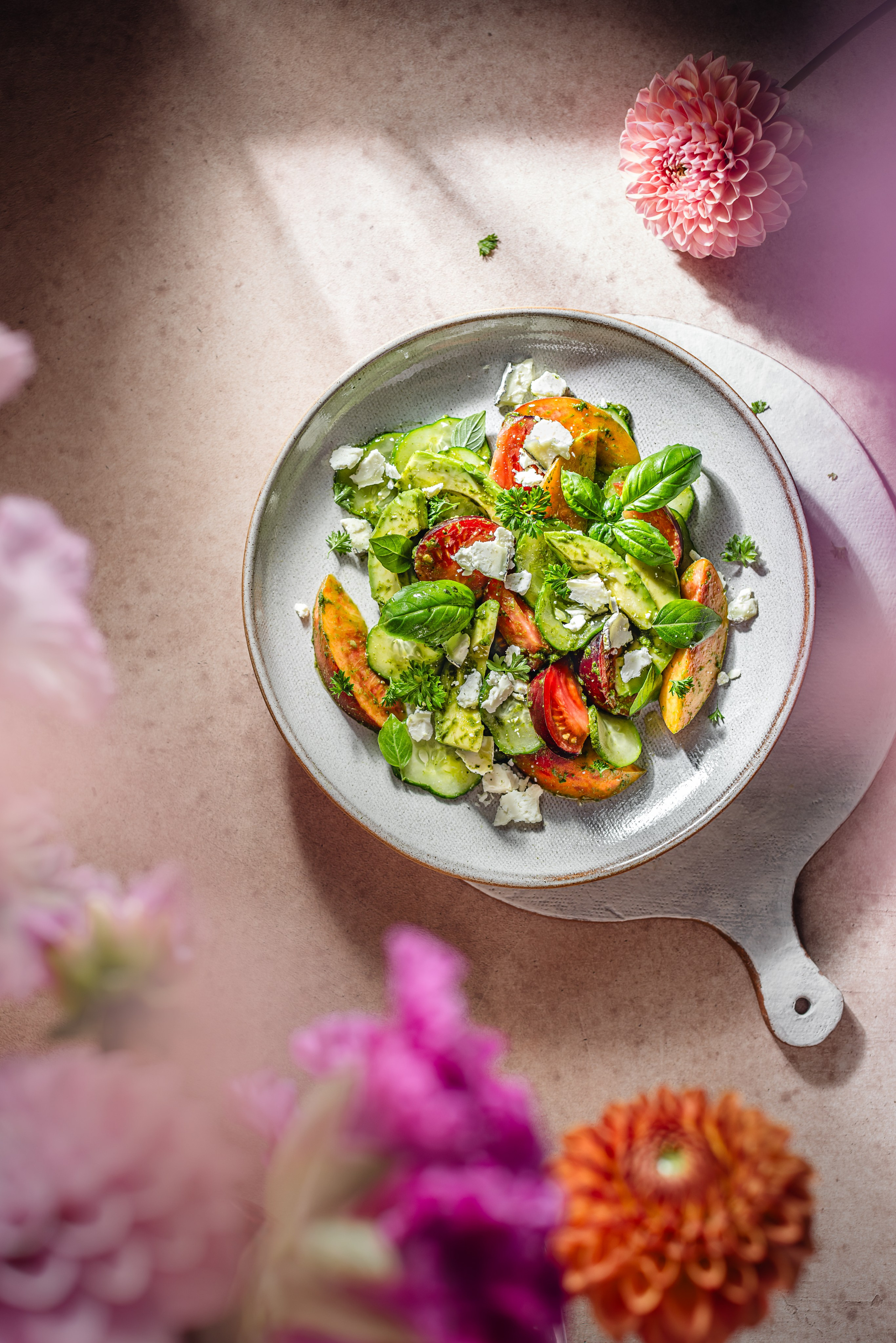 Spring Salad. Foodie Stories (гастрономические истории) рекламная фуд-фотосъёмка, Москва