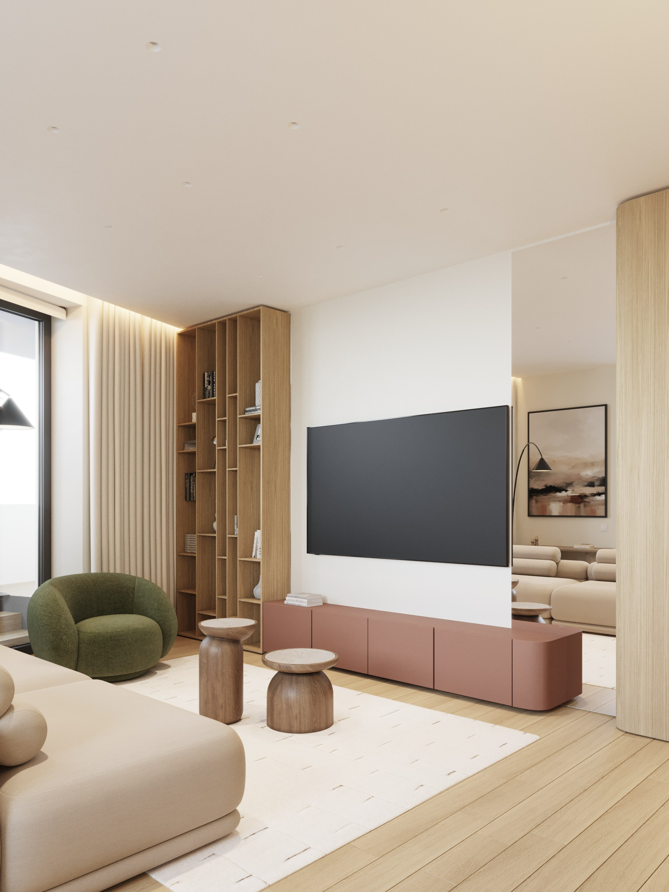 Квартира в ЖК Foriver. Архитектурные интерьеры