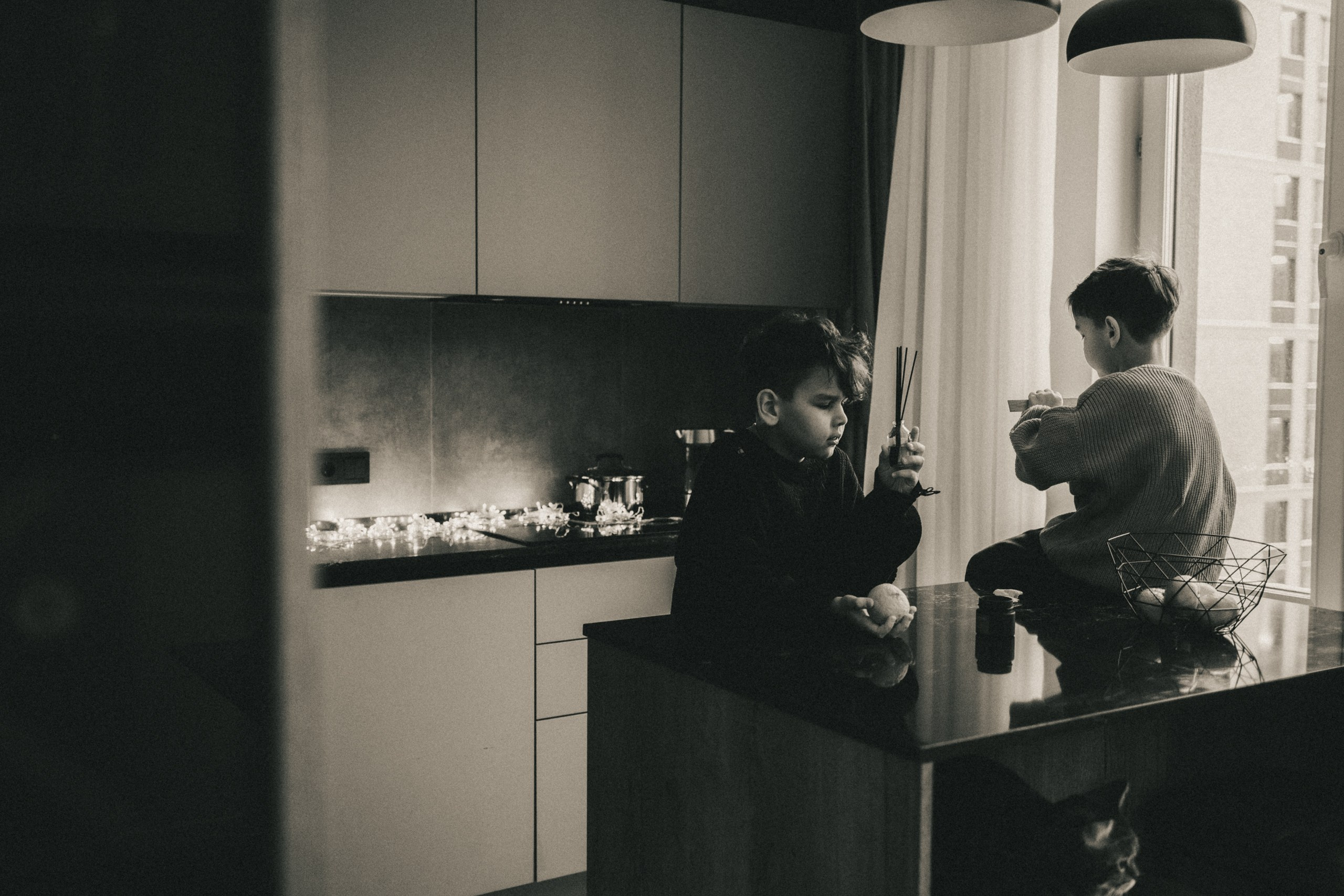 Руслан, Тимур и Луна. Семейный фотограф Москва