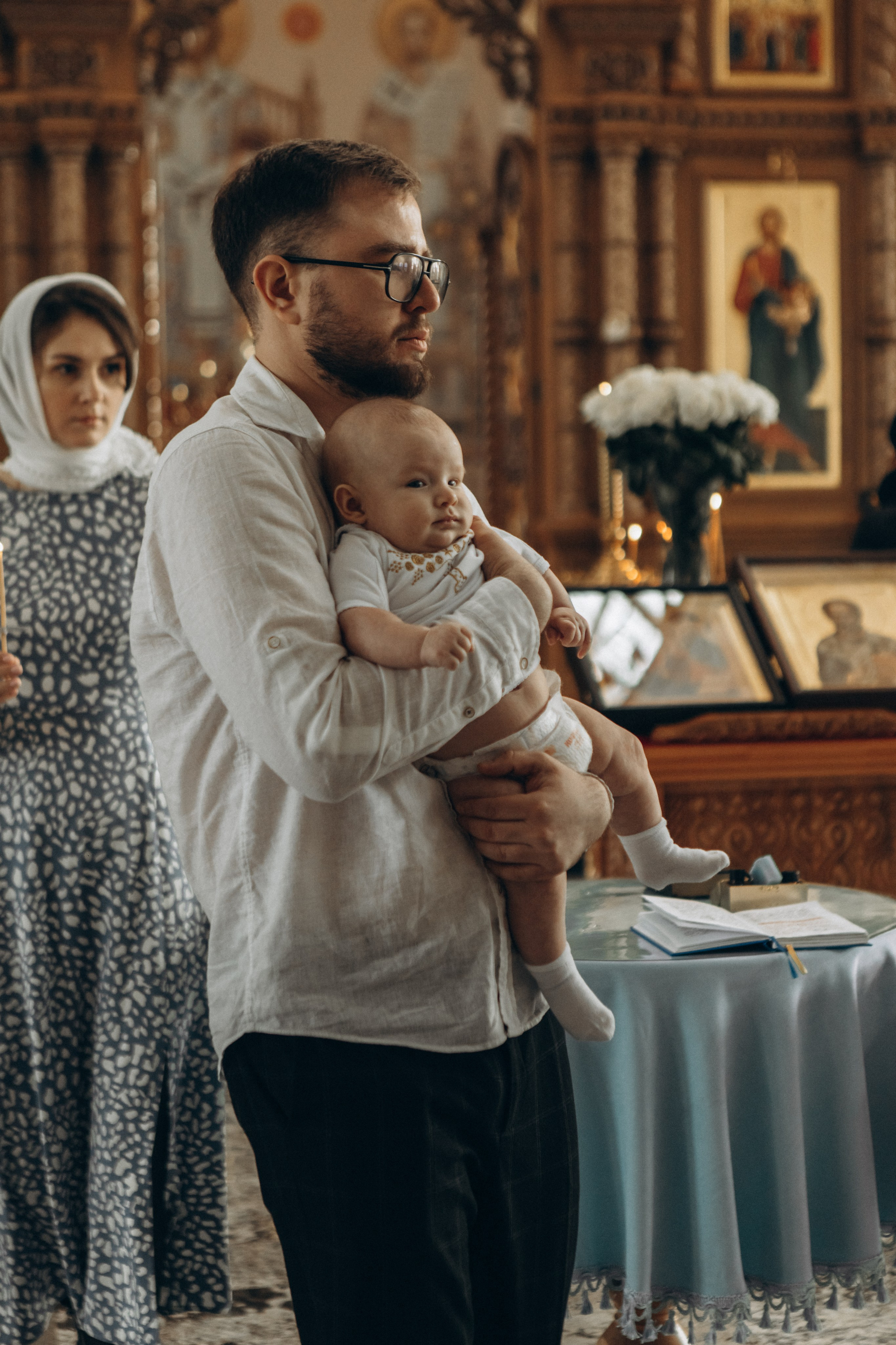 Крещение Дмитрия. Семейный фотограф в Краснодаре Виктория Кокоулина