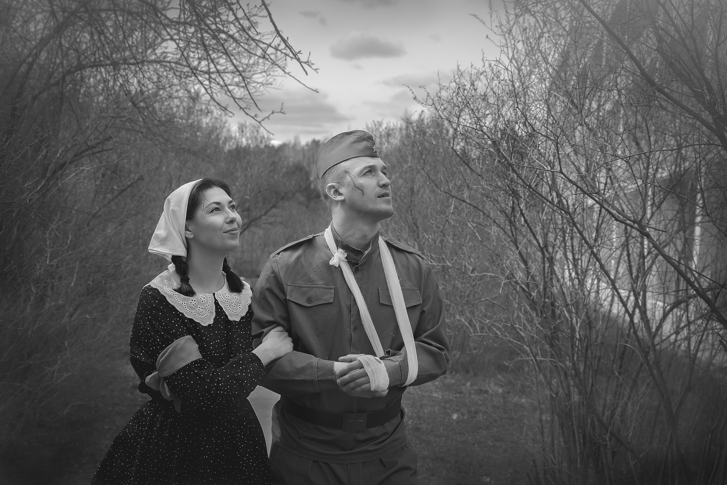 Фотопроект 9 мая! Был снят на территории Санатория Д. Дача, где в годы войны был госпиталь. Воссоздали картину тех лет. Свадебный и семейный фотограф в Кыштыме Челябинске Марина Шигапова