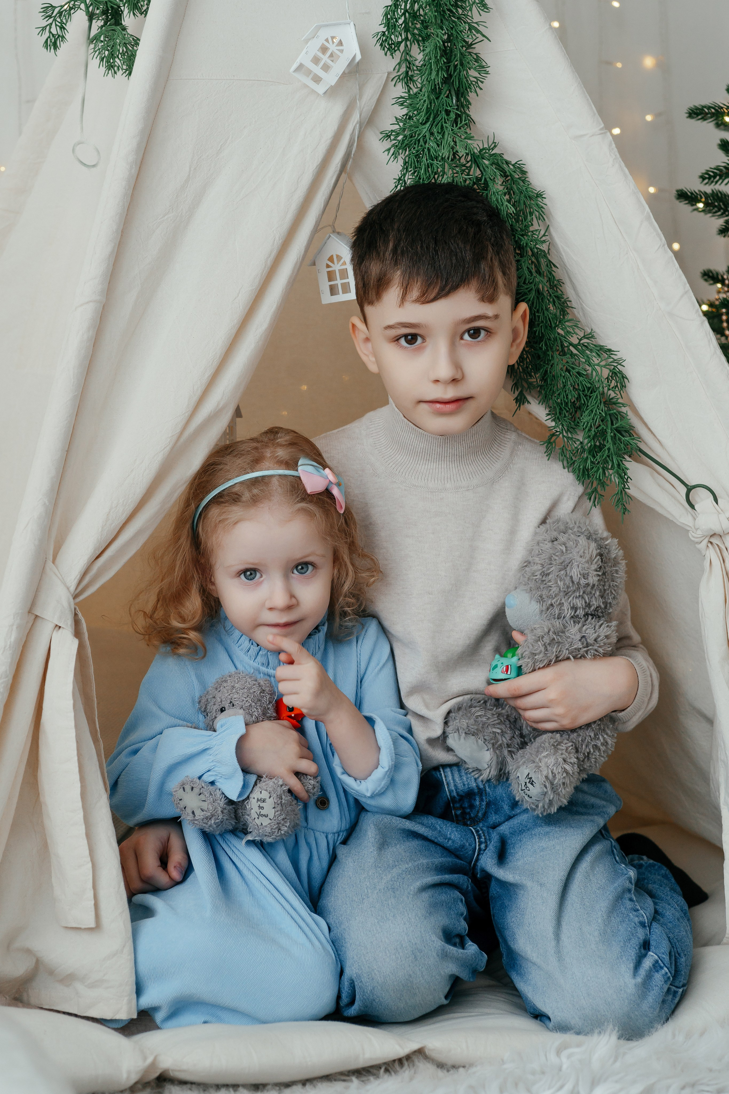 Новогодняя семейная фотосессия. Фотограф Ким Наталья в Красноярске