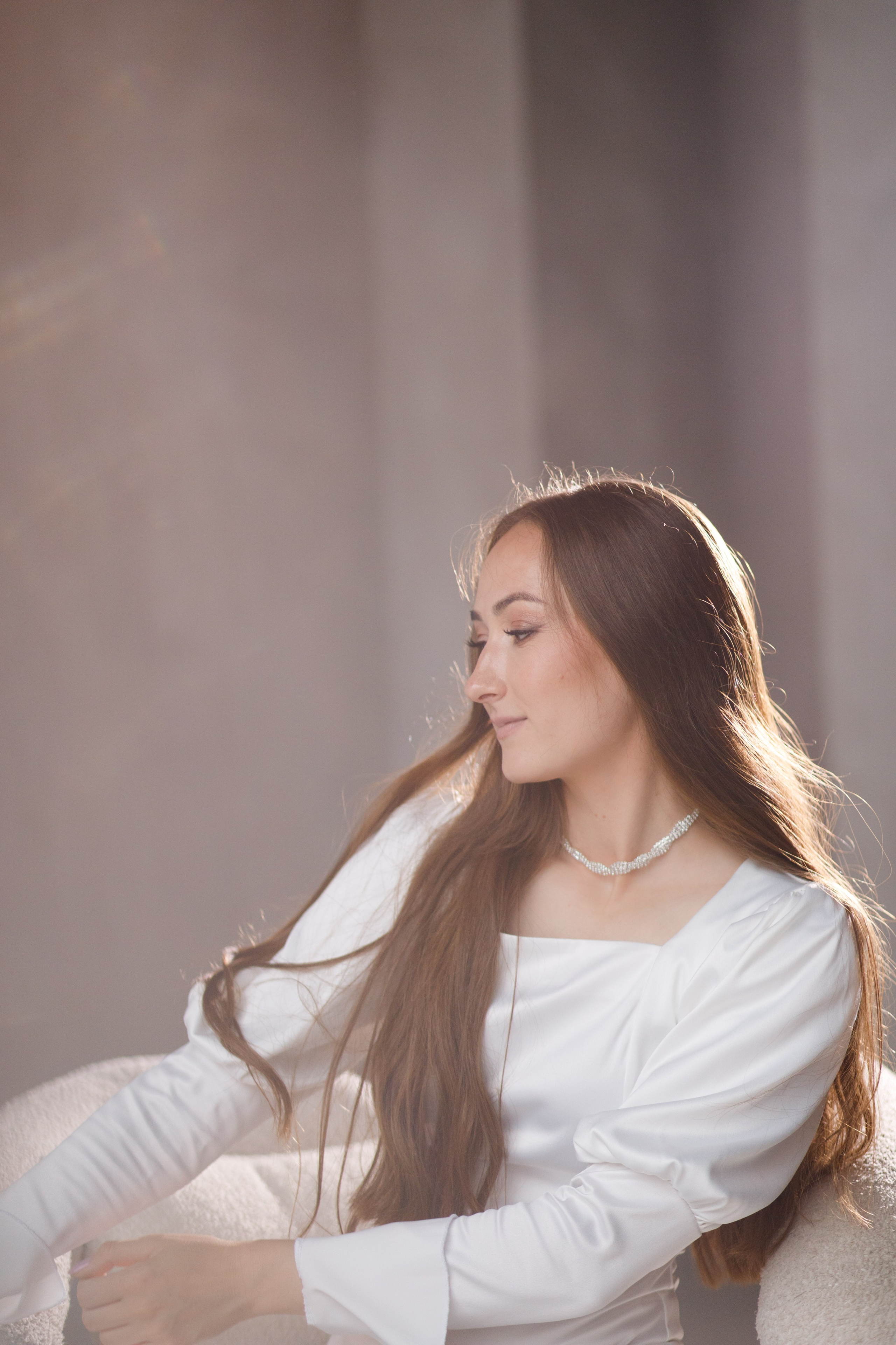 Семейная фотосессия в студии 2 года Валерии. Фотограф в Уфе Ирина Идрисова