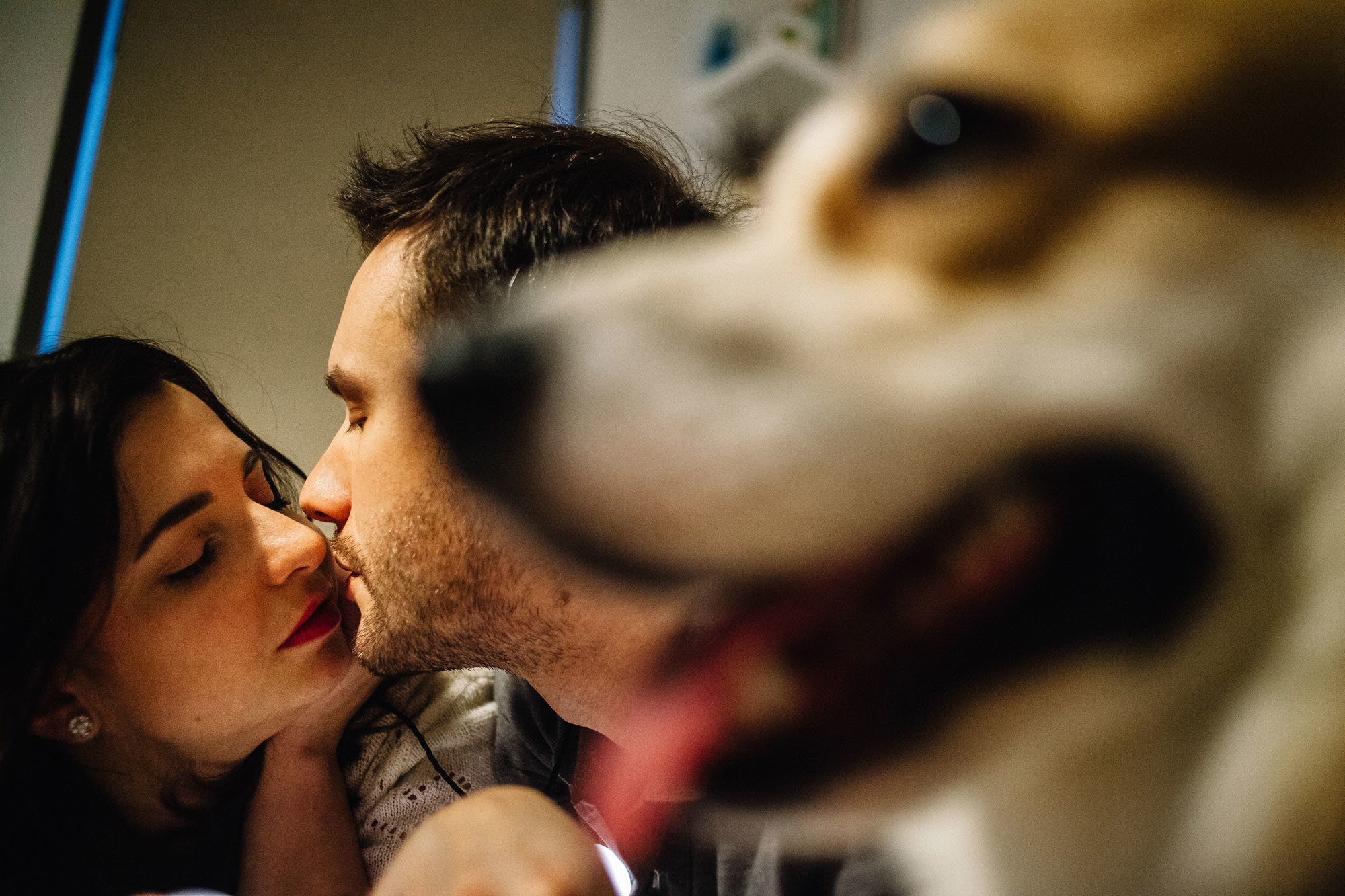 Фотосессия для влюблённой пары с собакой. Семейный и свадебный фотограф в Майкопе Михаил Мартиросян