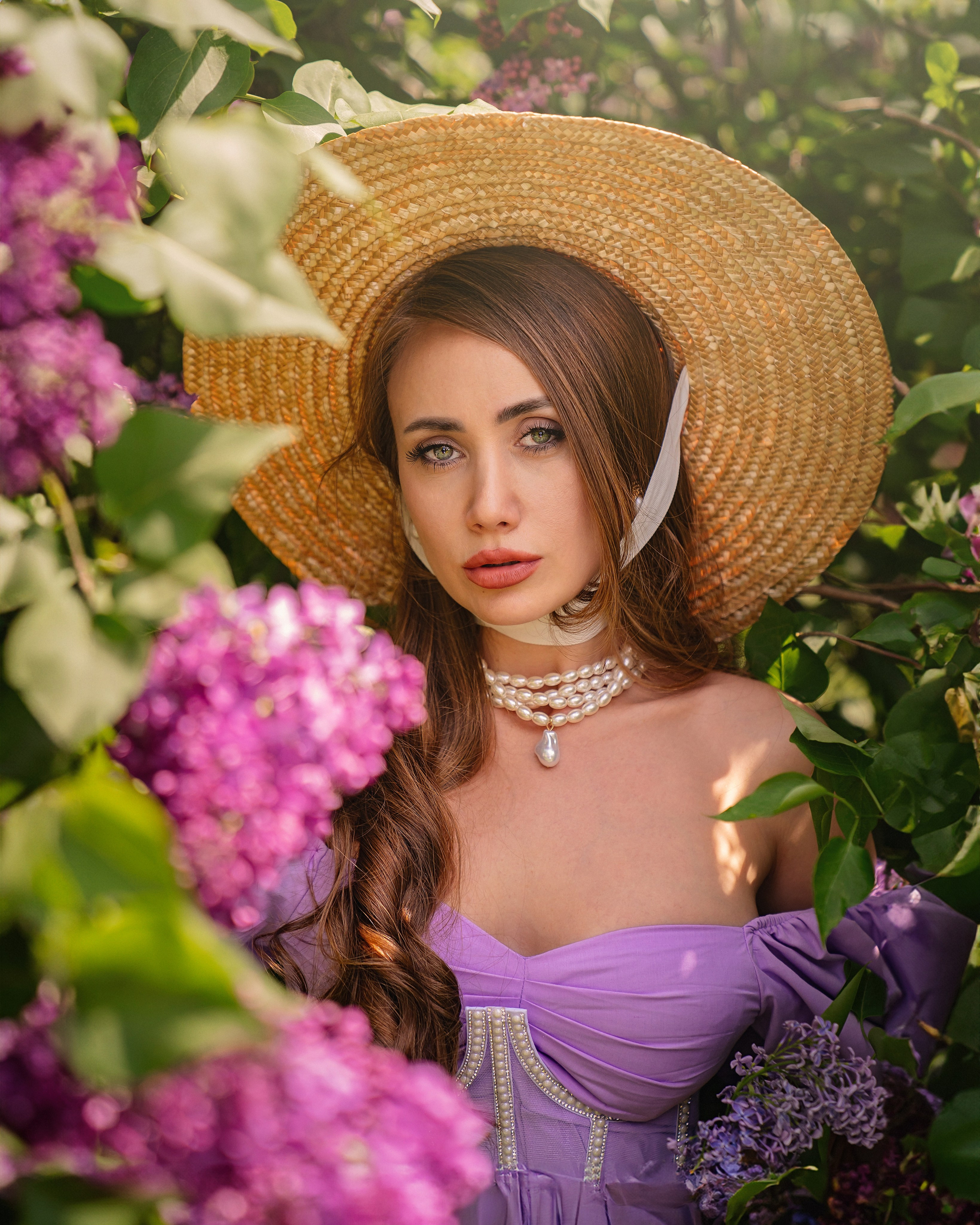 Чаепитие в сиреневом саду. Трубинова Екатерина | Семейный фотограф | Москва