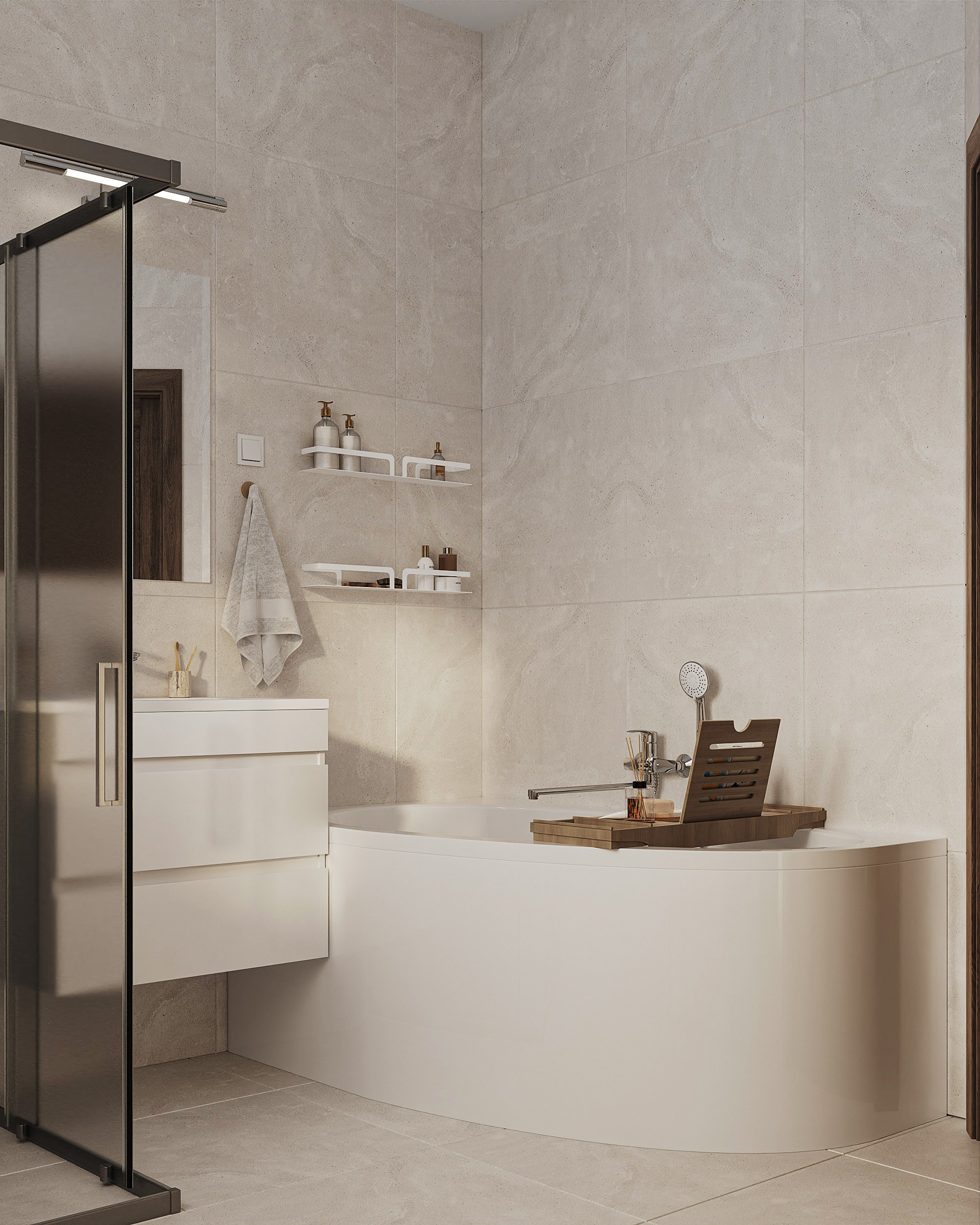 Светлый просторный СУ