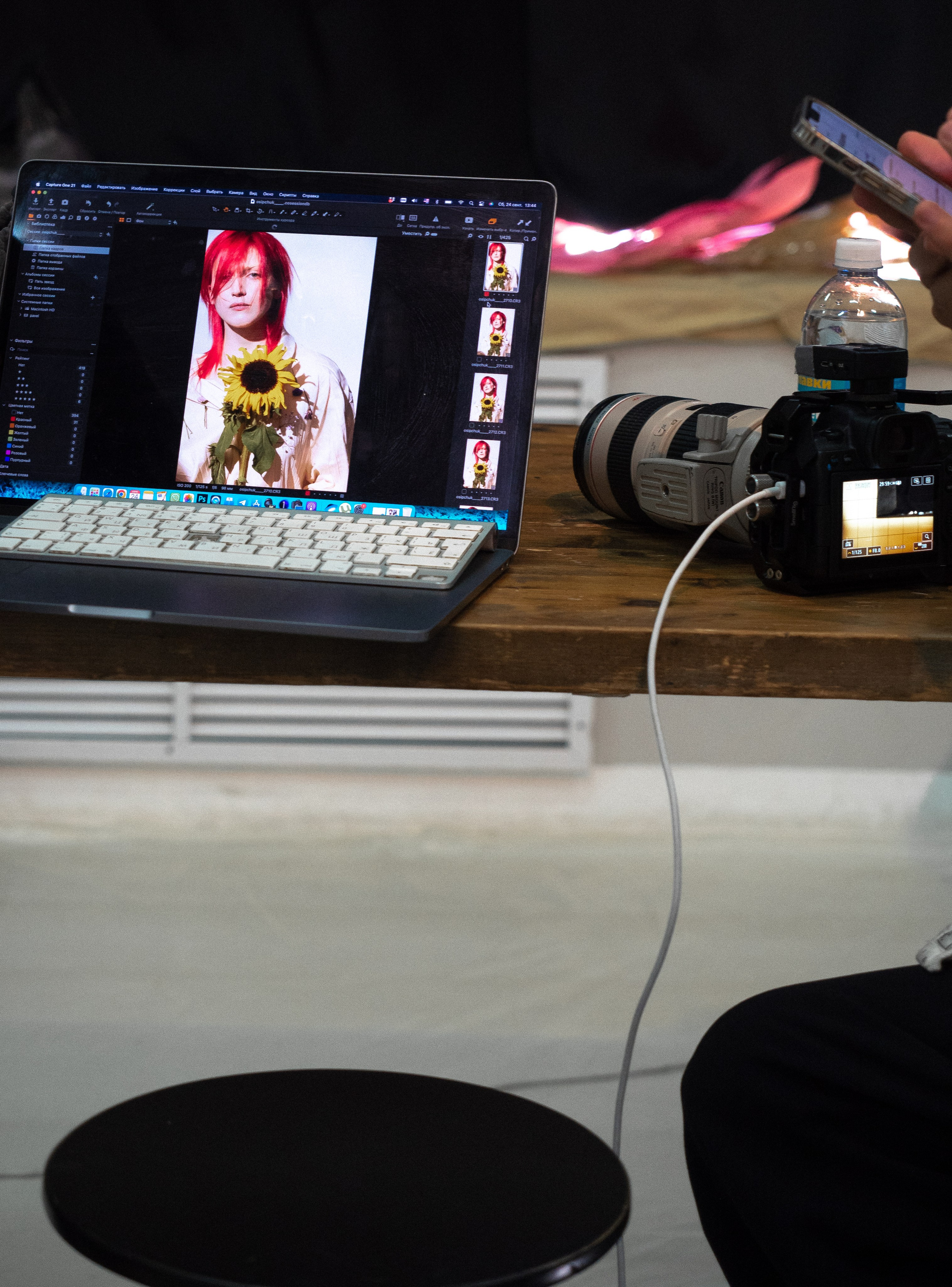 Съёмка для салона красоты Park by Osipchuk. Фотограф Кристина Берг