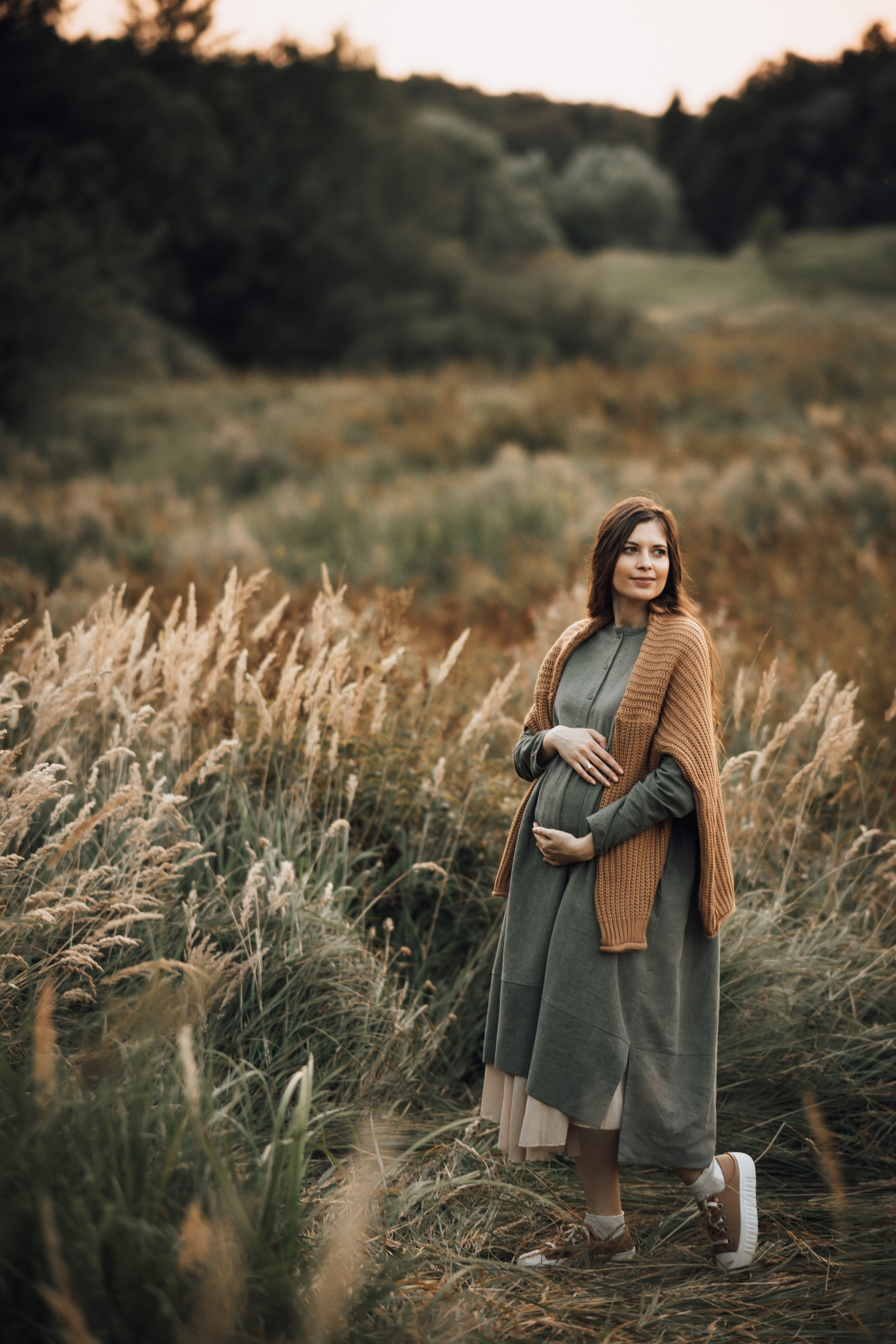 Фотосессия беременности на природе. Семейный фотограф Москва Юлиана Фетисова