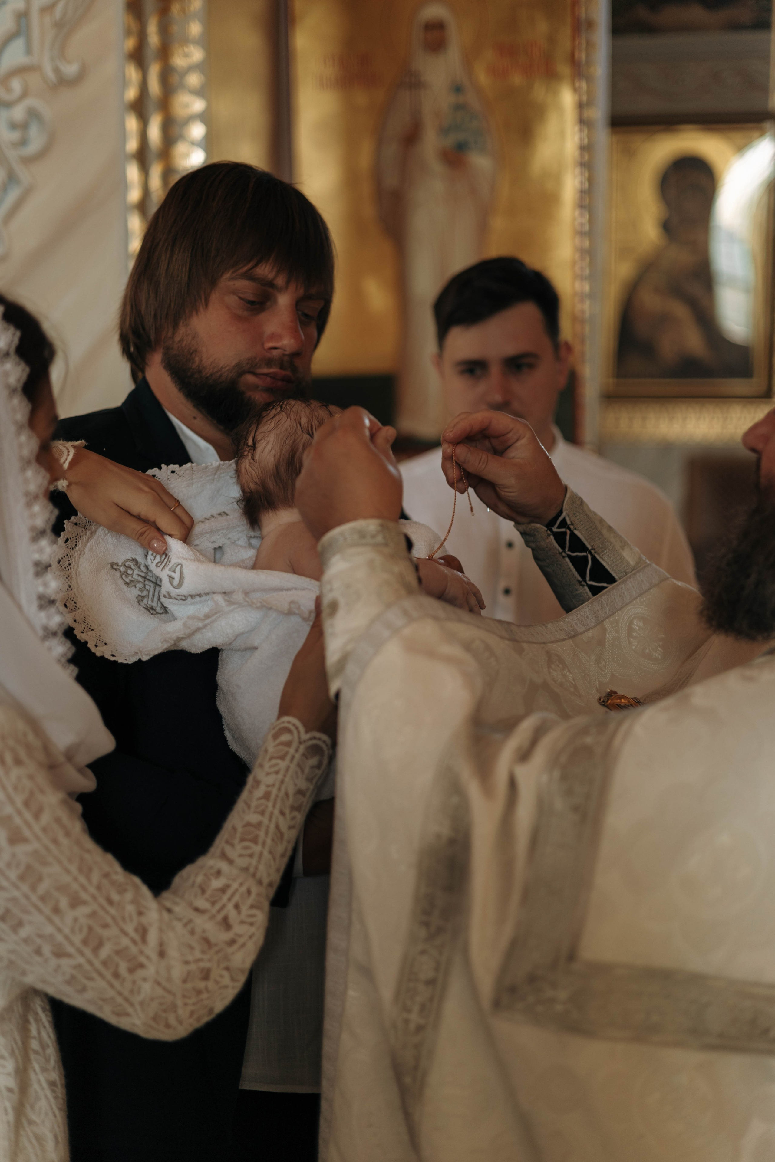 Таинство Крещения Савелия. Фотограф Сальск Катерина