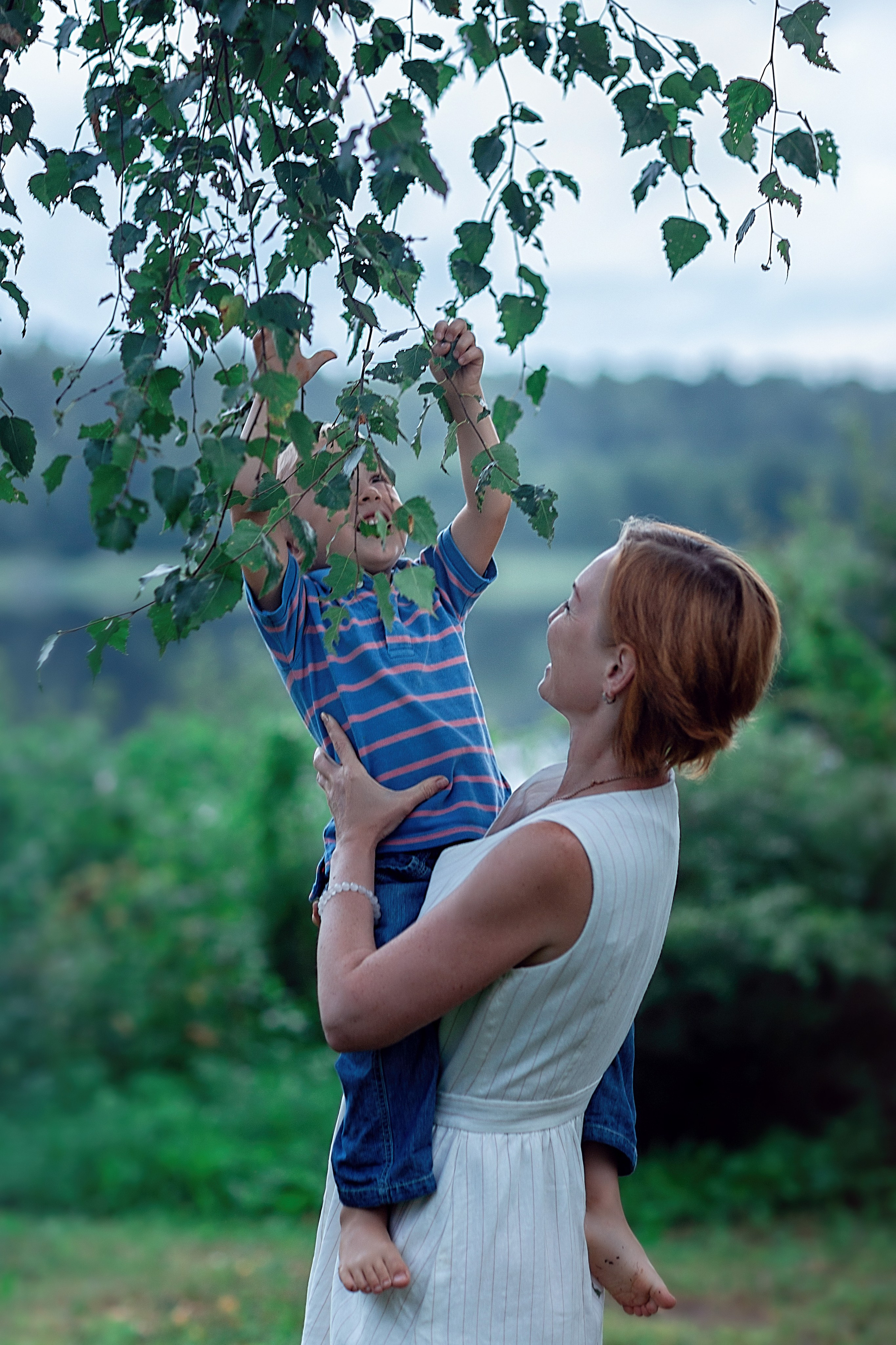 Юлия с дочкой и сыном. Семейный фотограф в Санкт-Петербурге