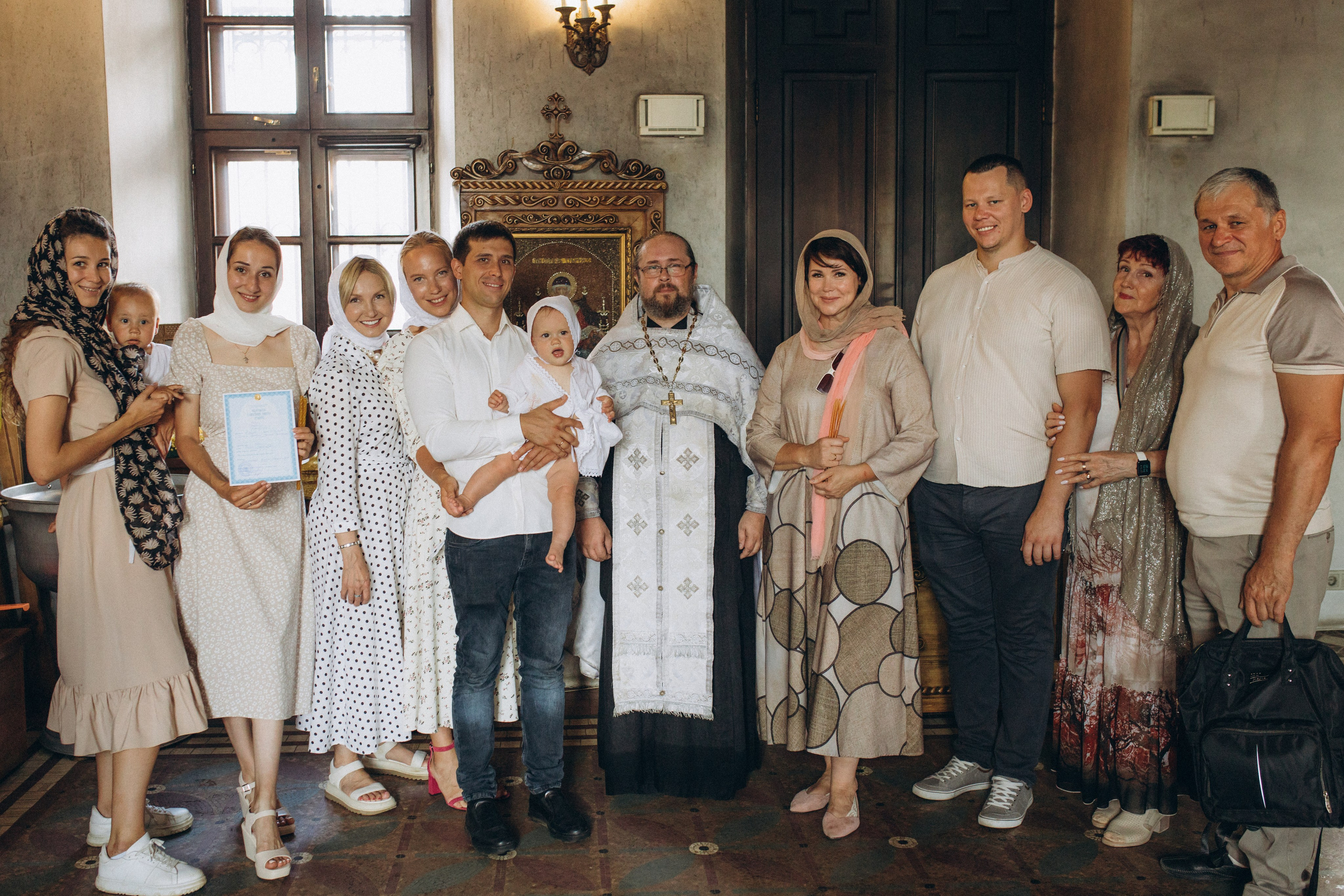Крещение Марии. Семейный фотограф в Обнинске