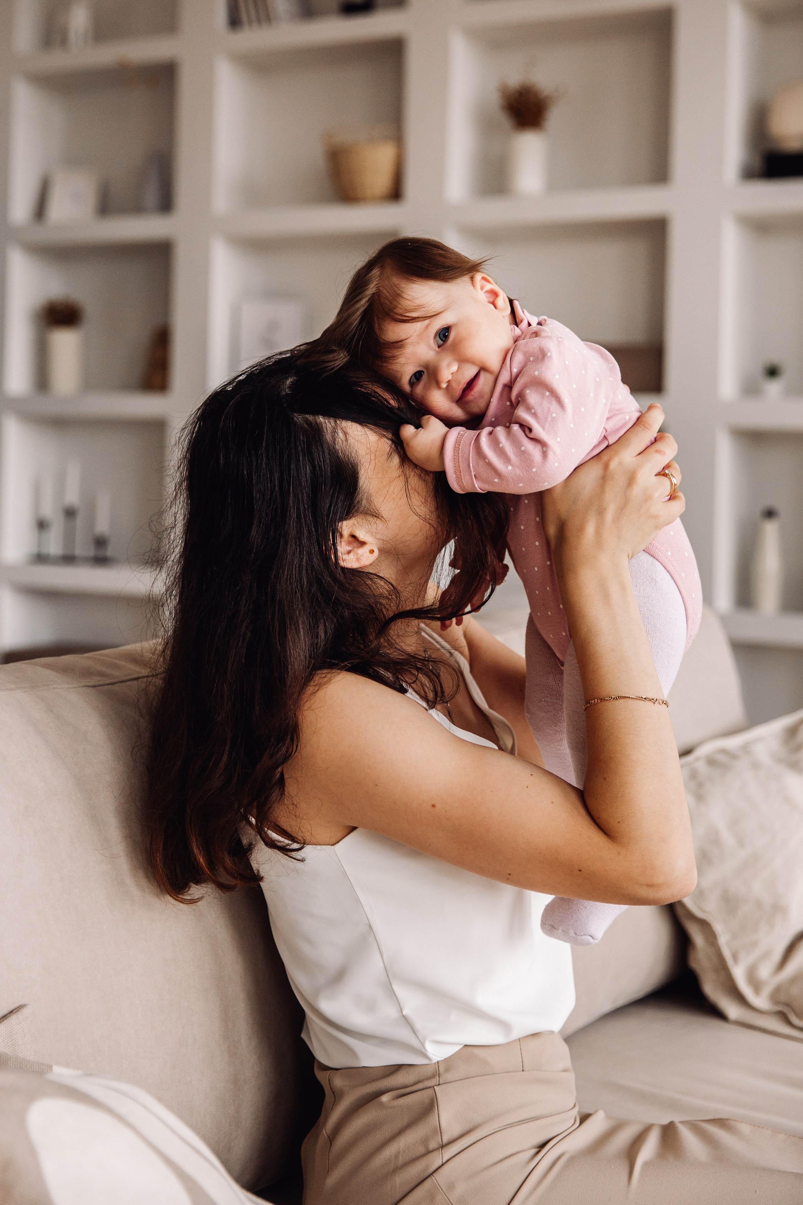 Семейная студийная фотосессия. Марина Соколова. Контентный и семейный фотограф г. Красноярск