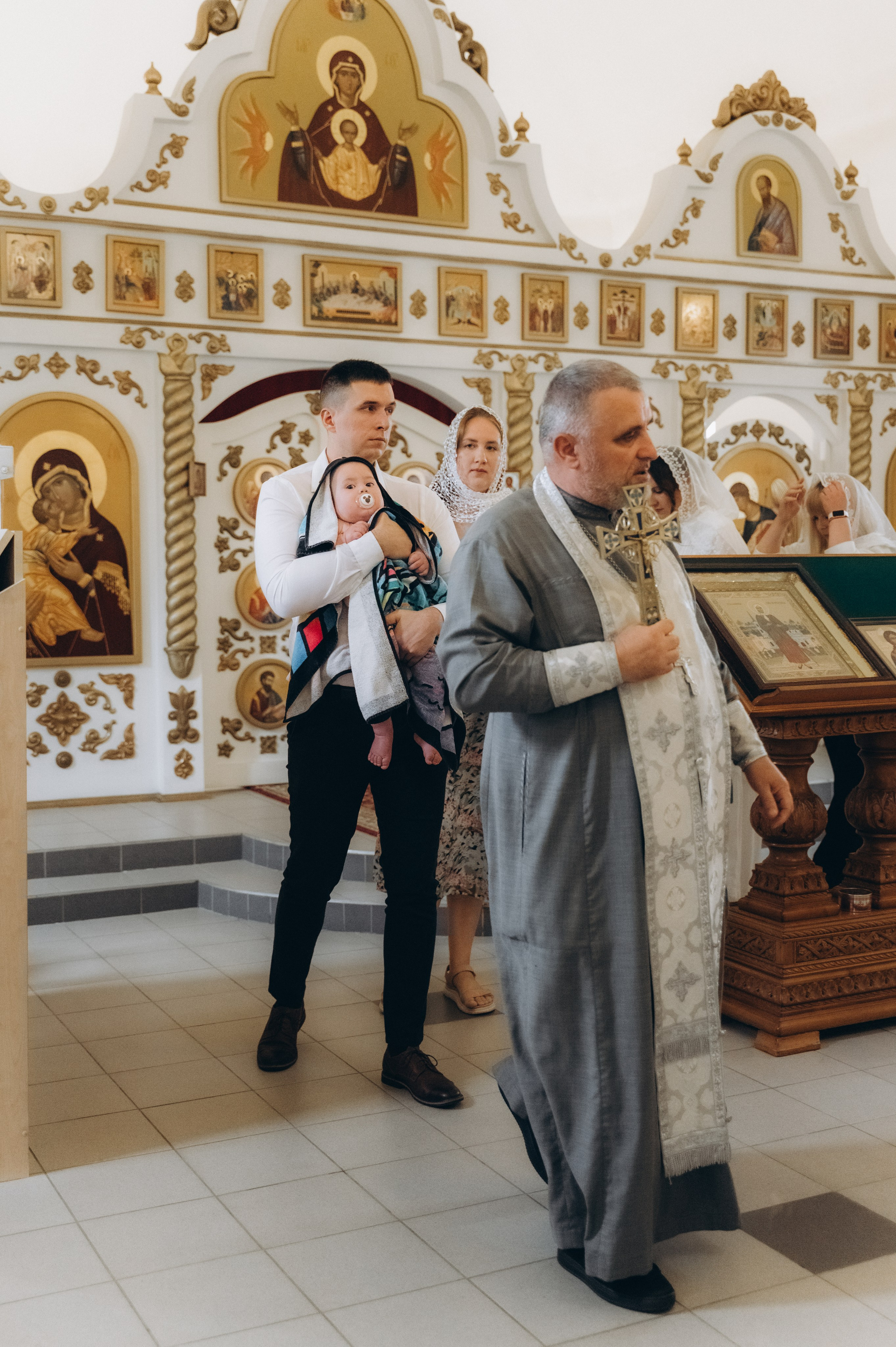 Крещение Демьяна (Церковь в честь святой блаженной Ксении Петербургской). Семейный фотограф в Минске Дарья Дреко