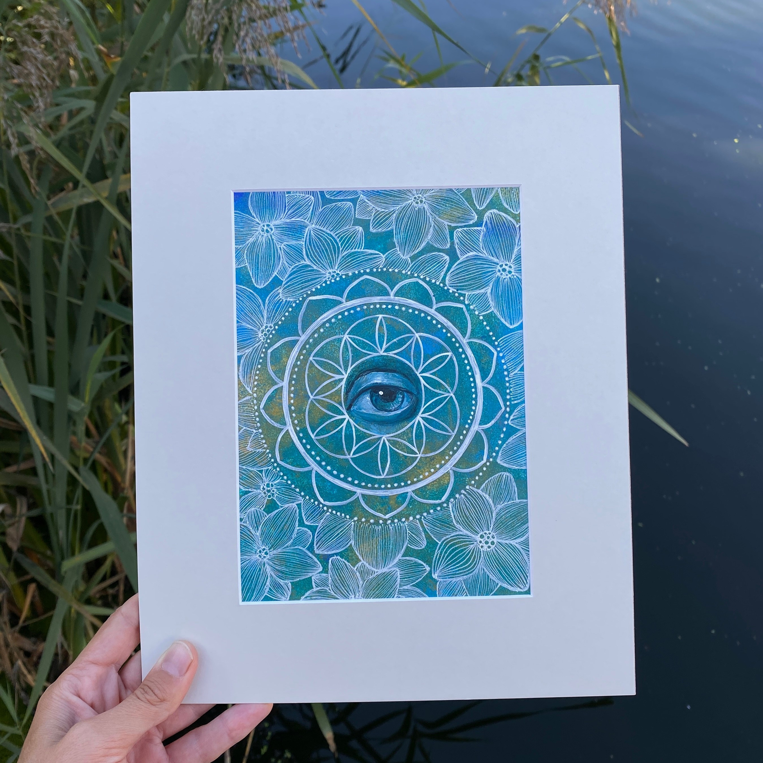 Метафорические картины, иллюстрации, в подарок, всевидящее око