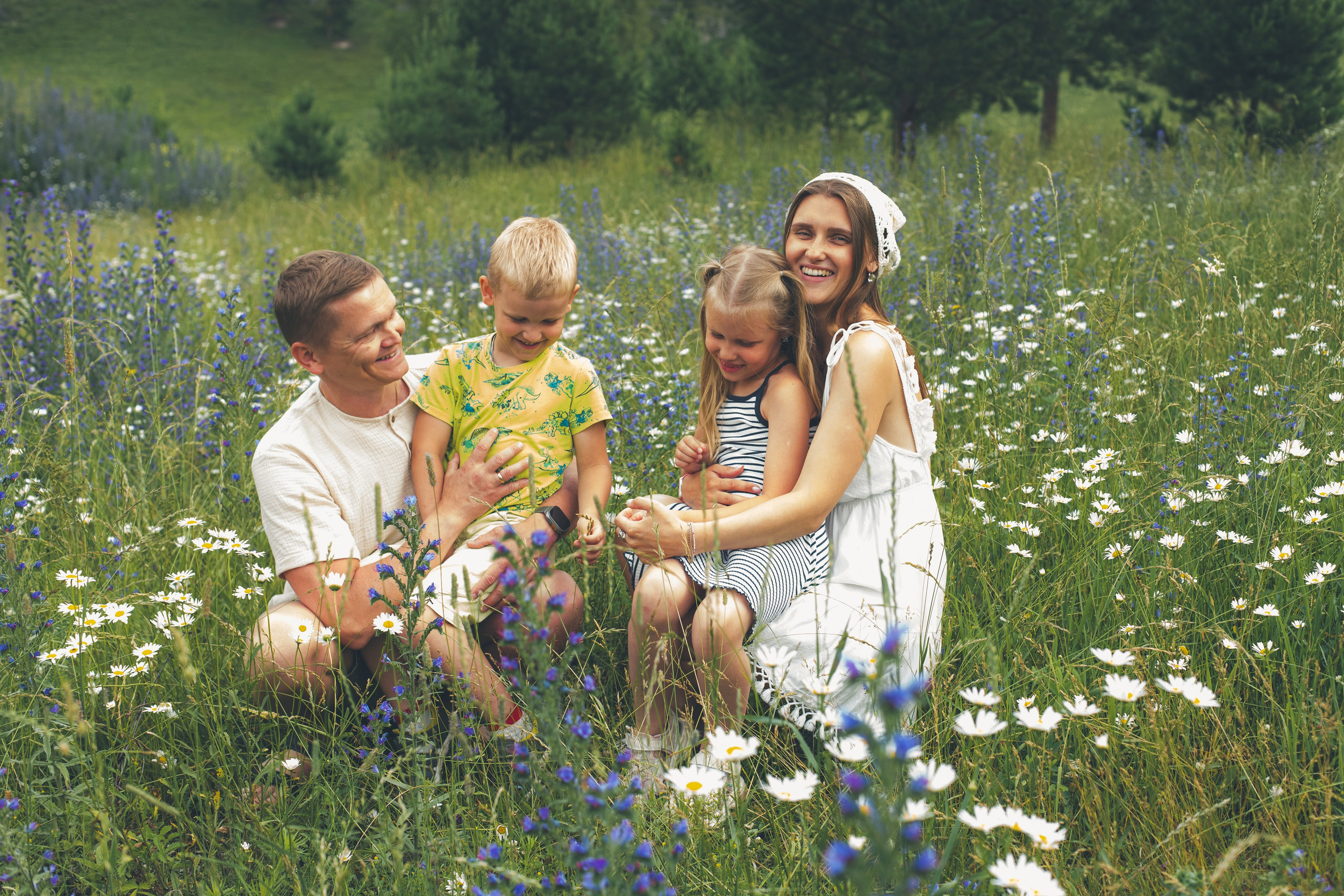 Дарья & семья. Фотограф Нина Брандт в Горном Алтае