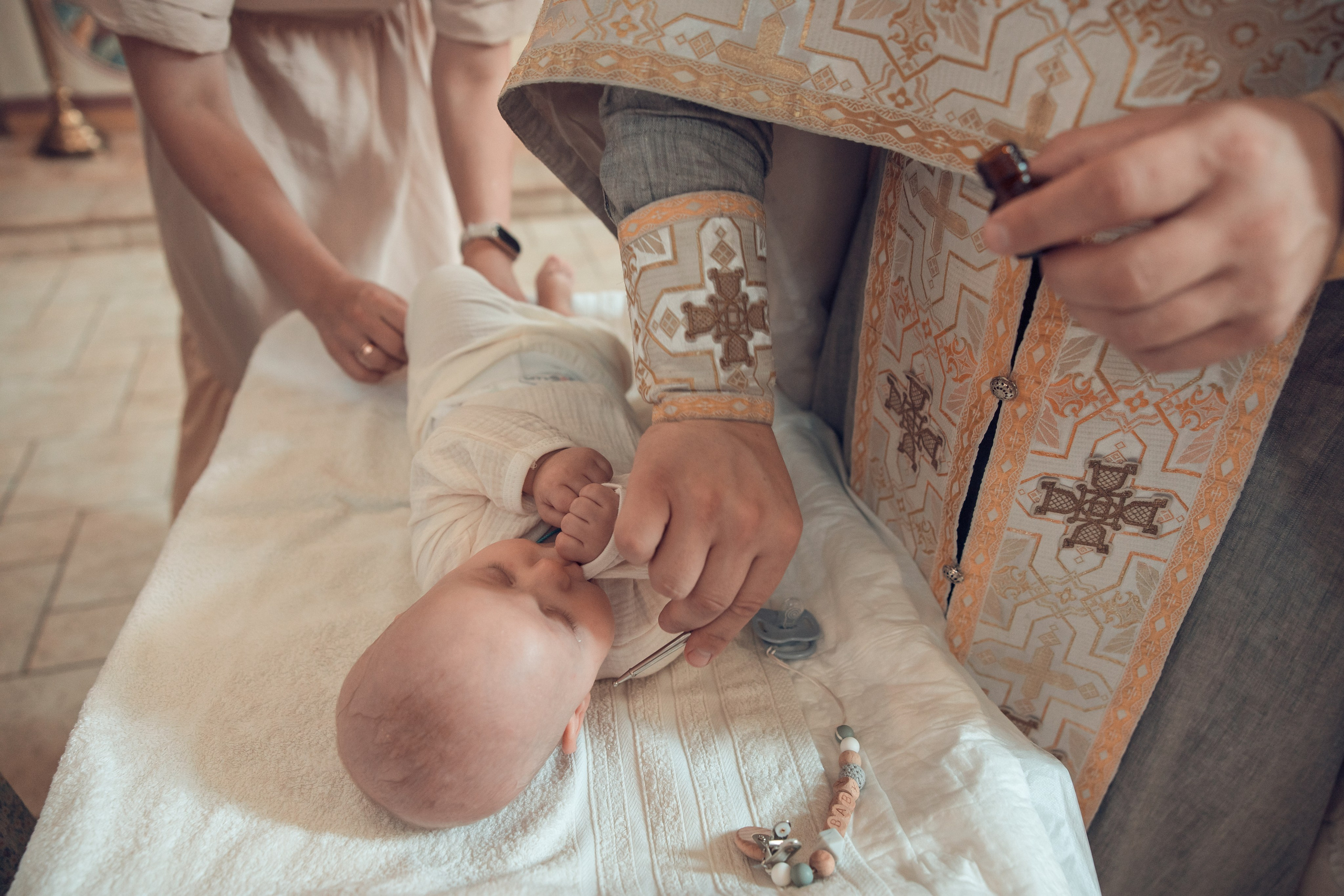Таинство Крещения Василия. Храм в честь иконы «Всецарица». Семейный фотограф в Рязани и Рязанской области