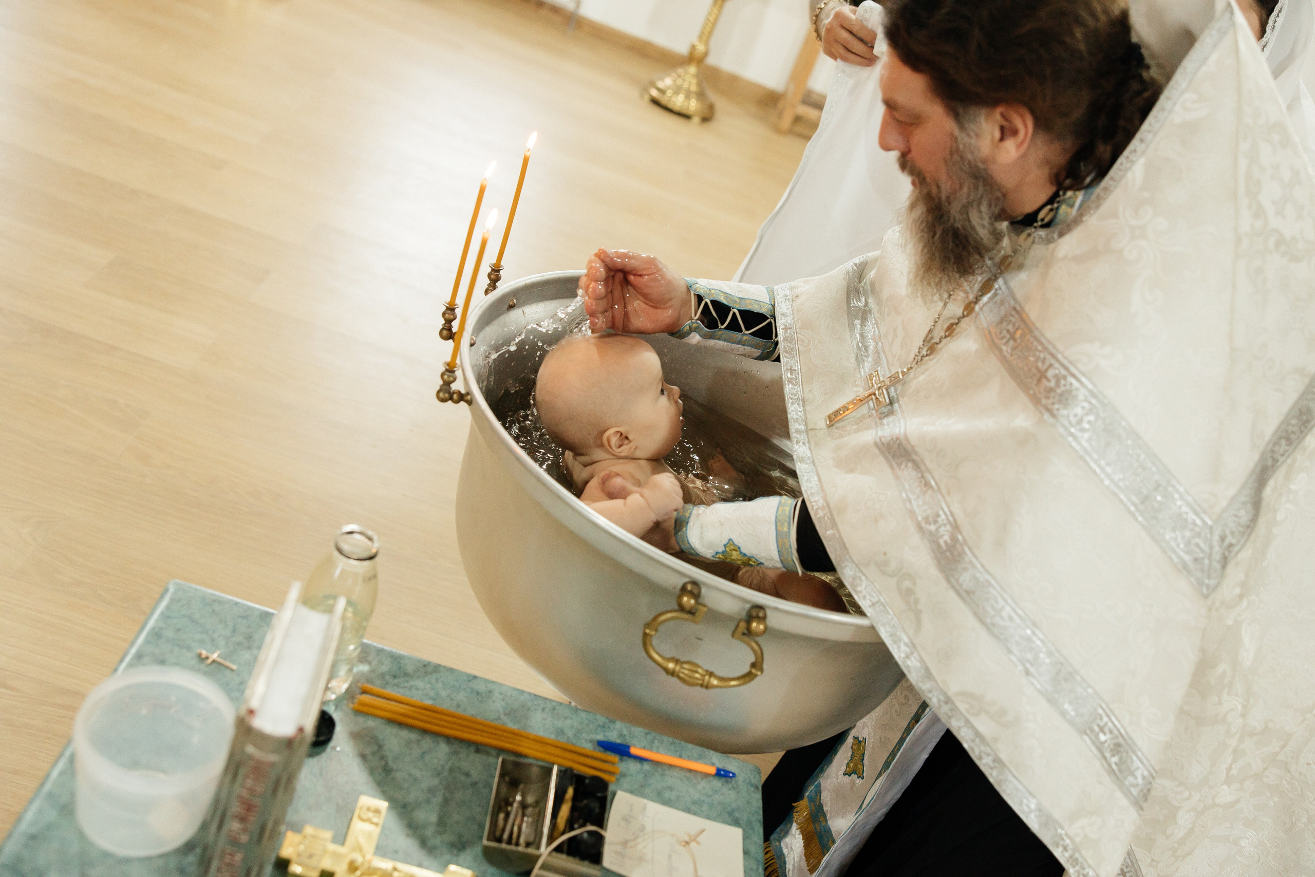 Таинства Крещения Мирона и Владимира. Семейный фотограф в Рязани и Рязанской области