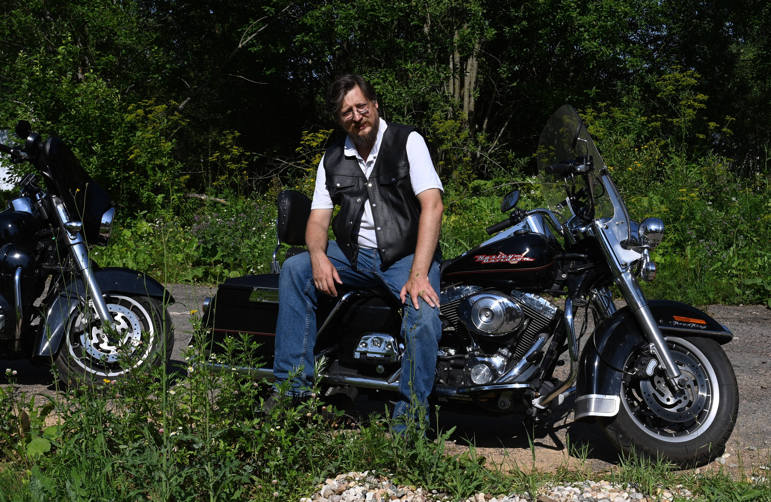 Загородная встреча байкеров Iron Angels из Владивостока. Свадебный и семейный фотограф в Москве Ирина Гончарова