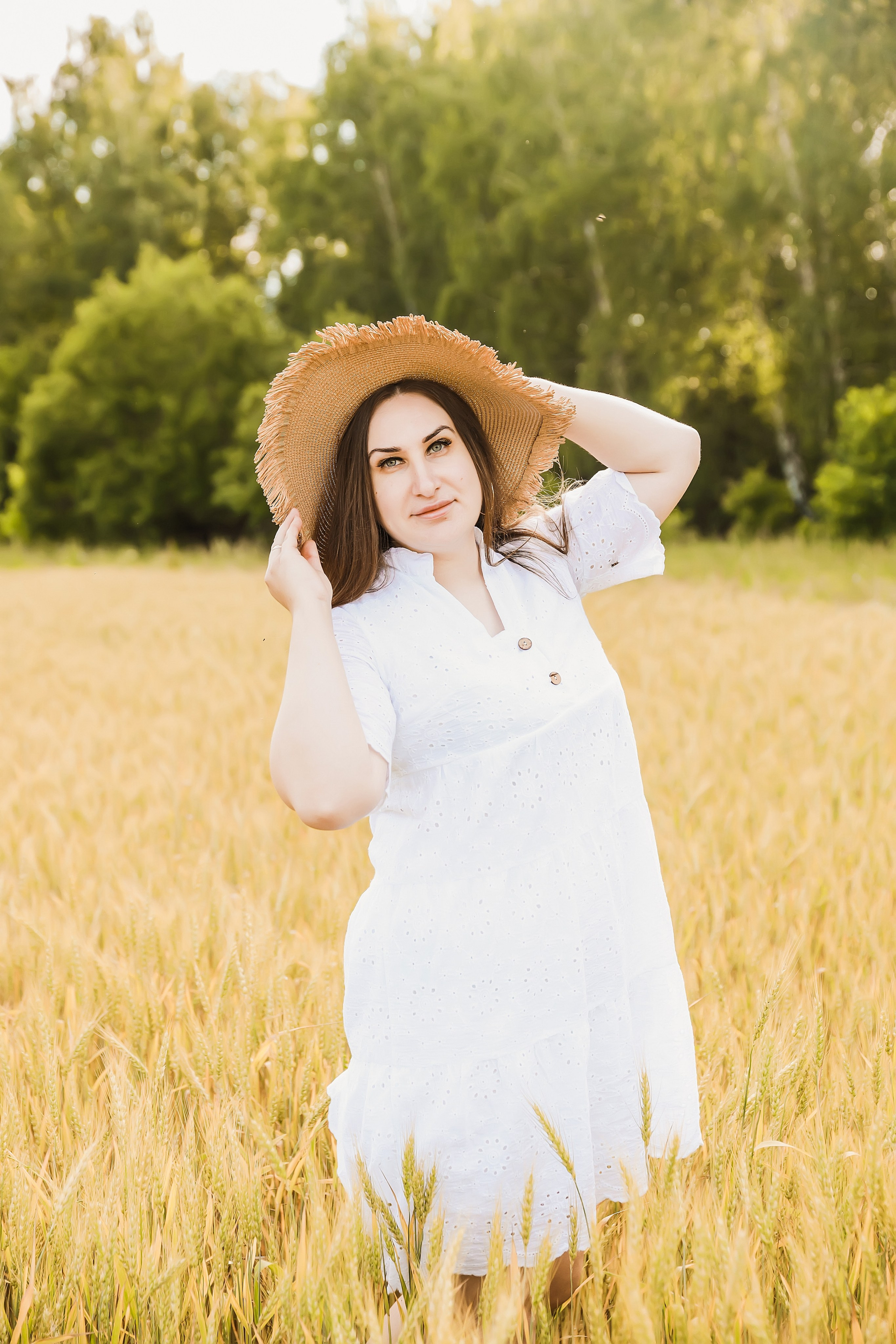 Семейная в колосках. Школьный и детский фотограф Старожилово