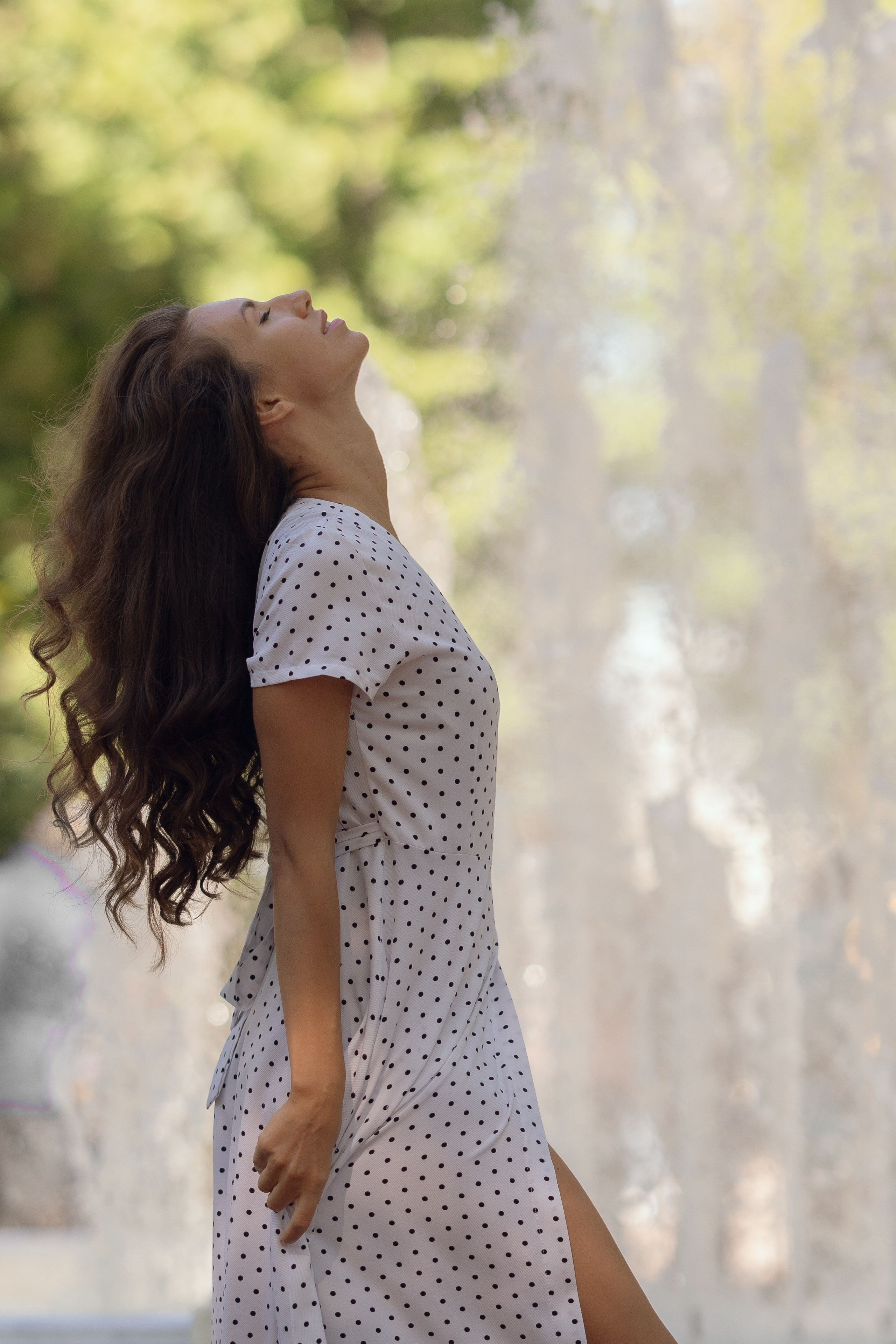 Виолетта в Летнем саду. Семейный и портретный фотограф в Санкт-Петербурге Татьяна Гримоть