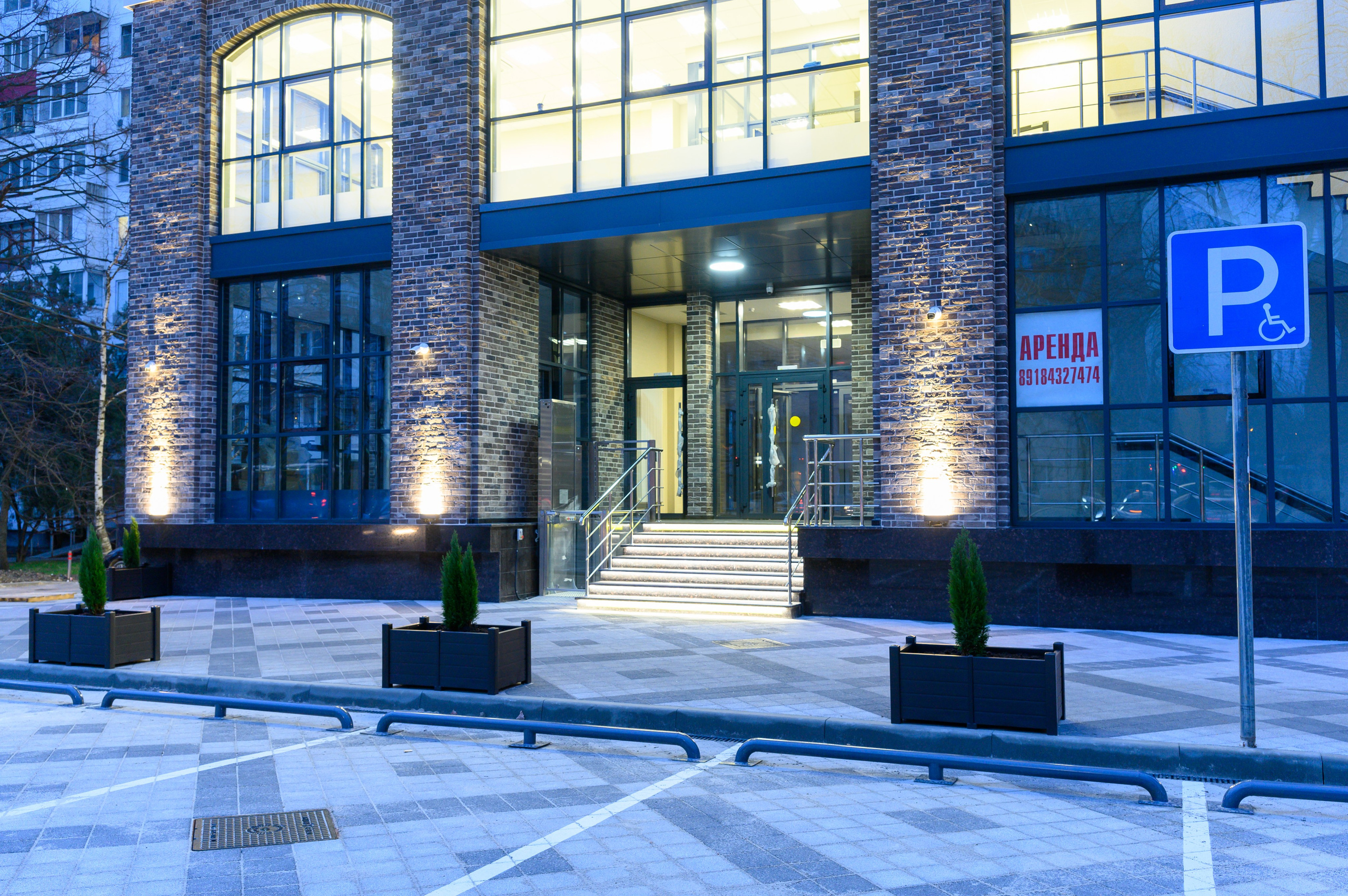 Архитектурная подсветка фасадов зданий. Вячеслав Скрипник Фотограф Краснодар