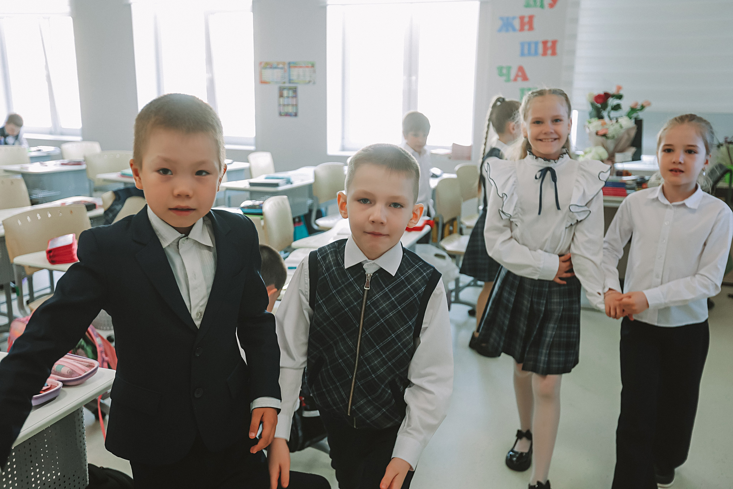 Один день в школе 1 класс. Семейный фотограф Тюмень, фотограф на роды Салмина Мария