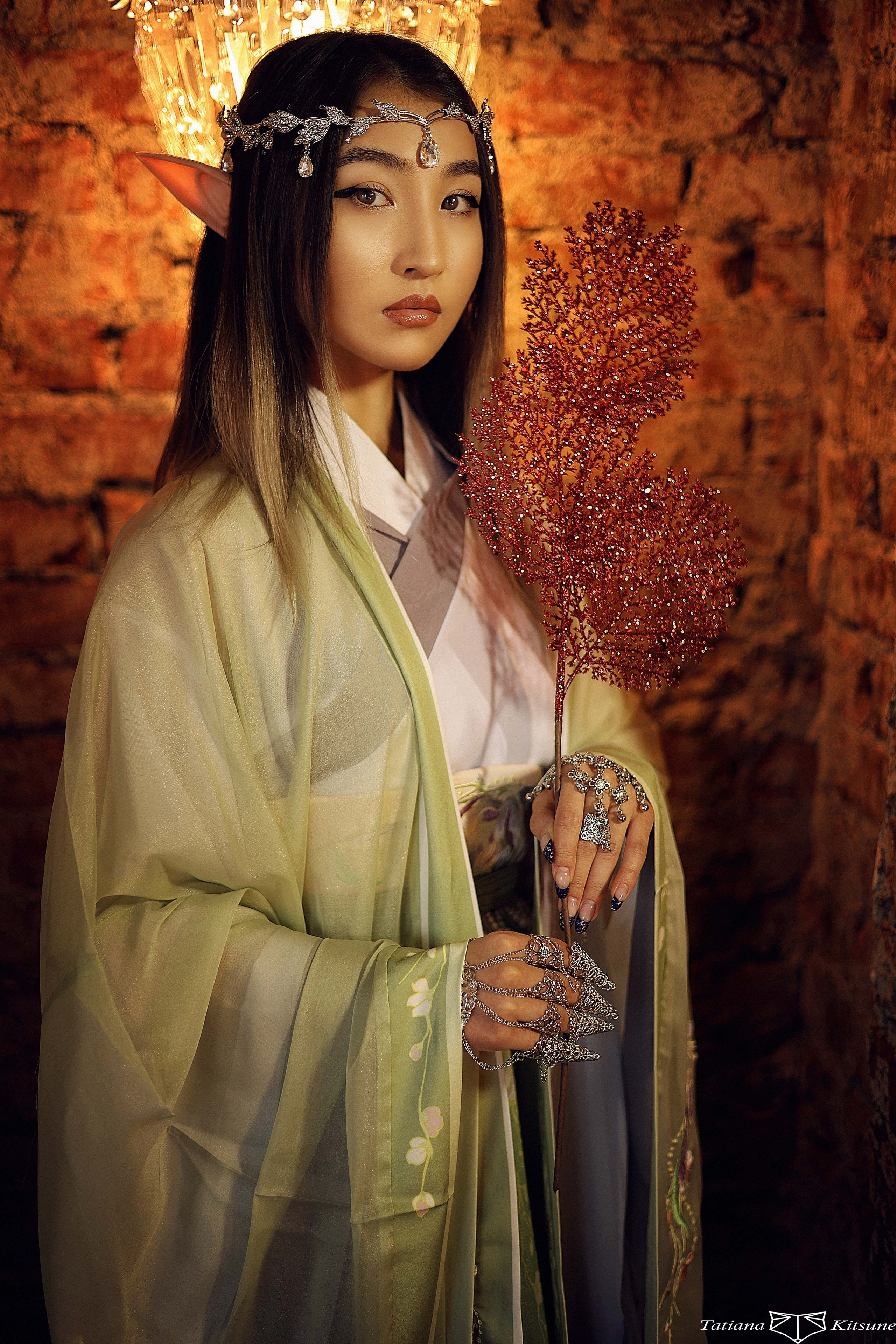 Полный костюм Эльфа для фотосессии. Эксклюзивный фотограф японских сказок в Екатеринбурге