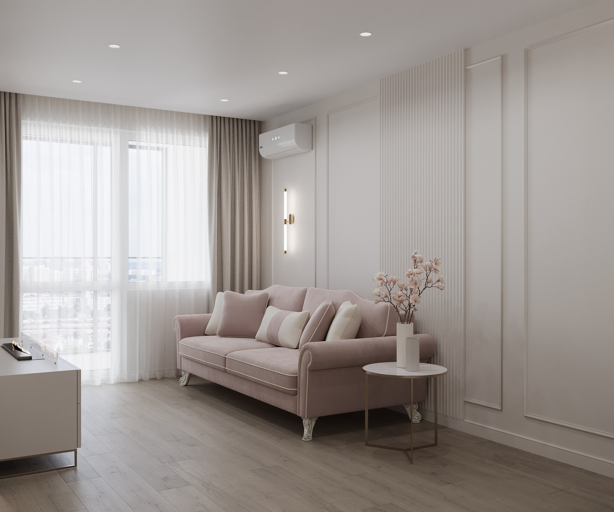 Квартира 55 кв. м. ЖК Кумир. Annything design