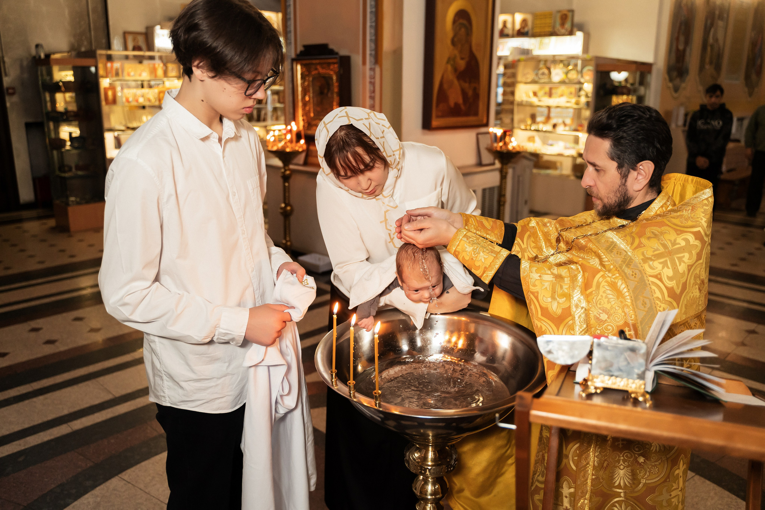 Крещение Марка. Фотограф Алина Филимонова Тверь