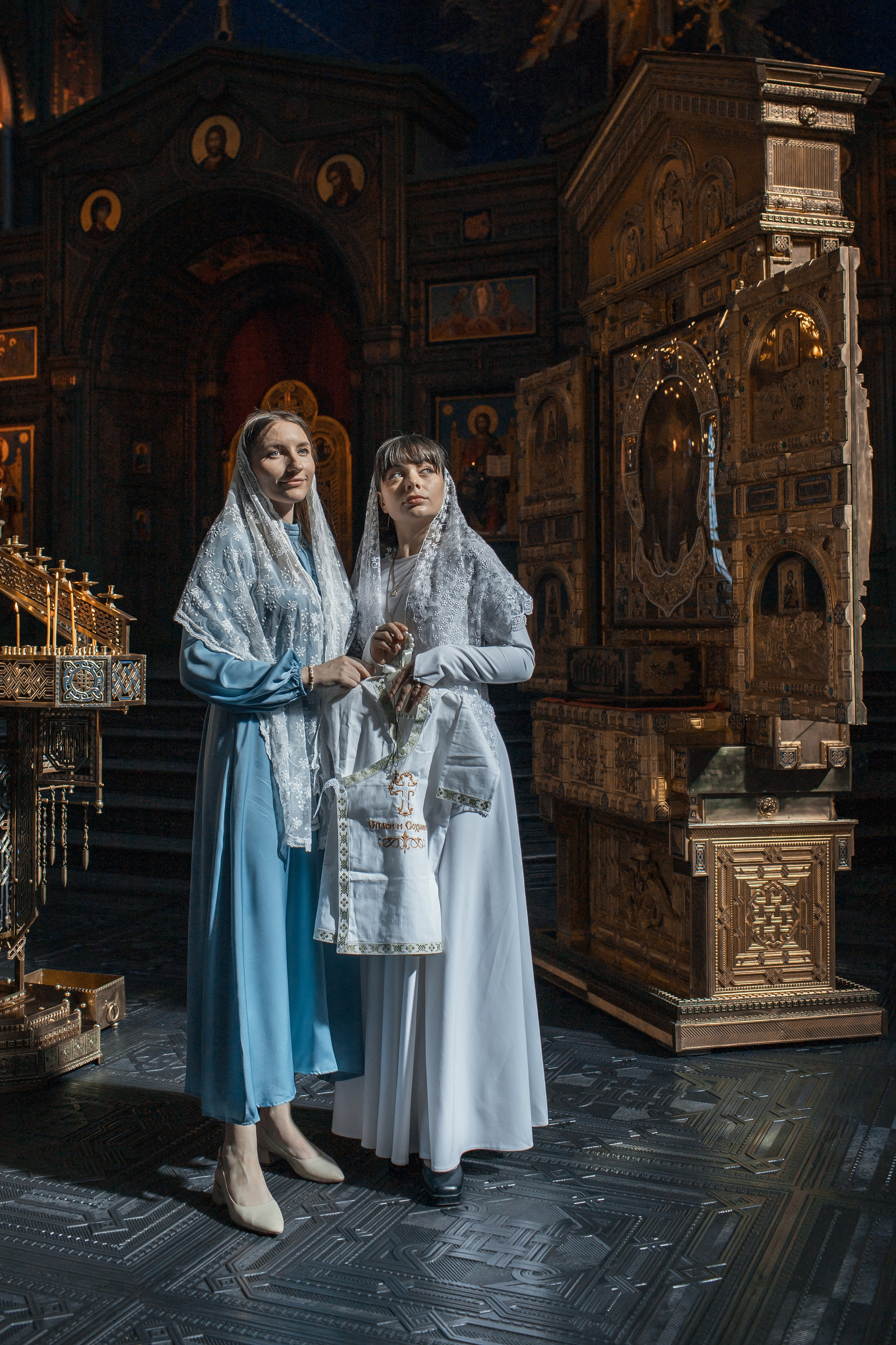 Крещение в Храме Вооруженных Сил России. Профессиональный фотограф в Москве и Мо Мария Шантарёва