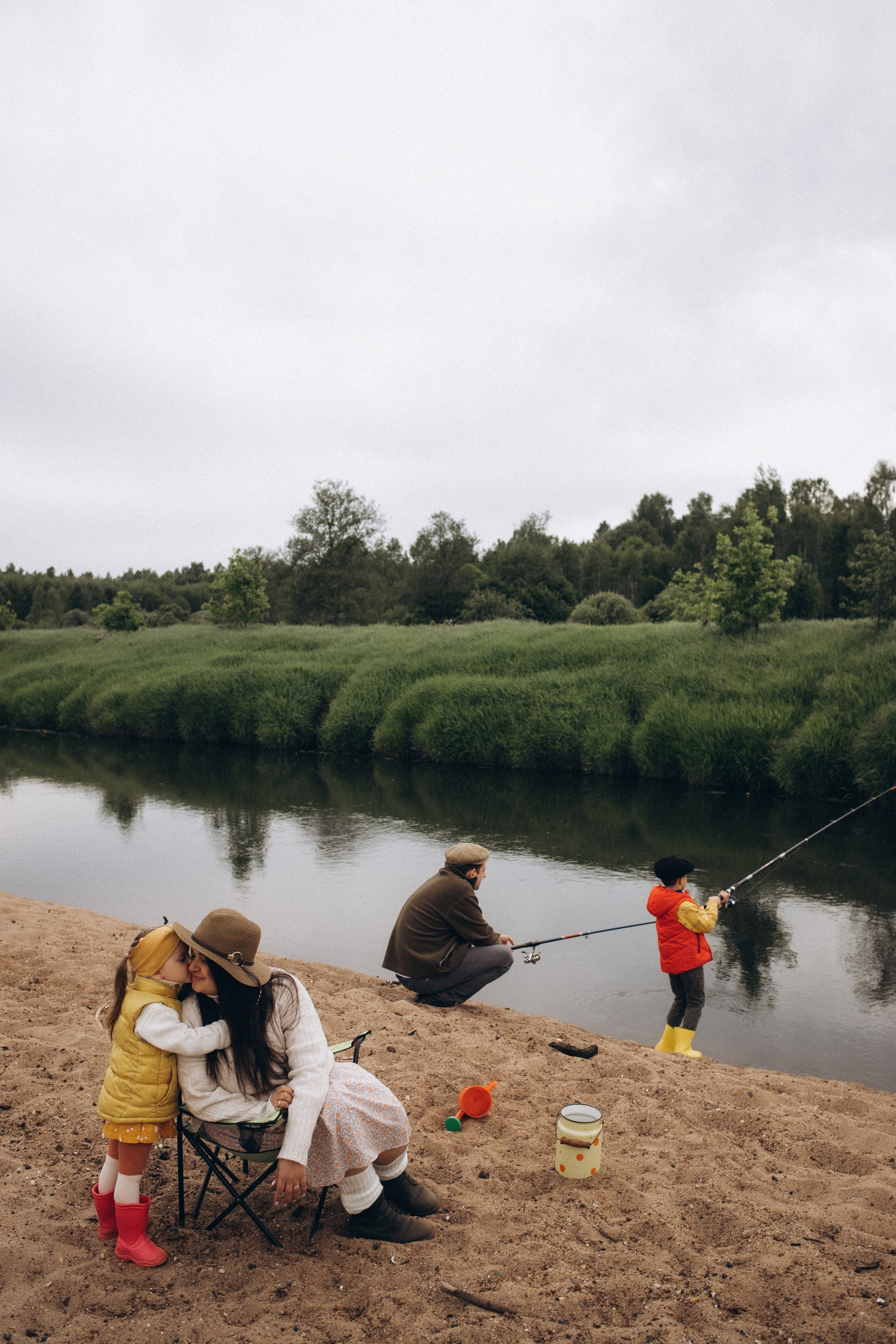 Вася, Юля, Сева и Полинка. Семейный и свадебный фотограф Анна Кожокарь