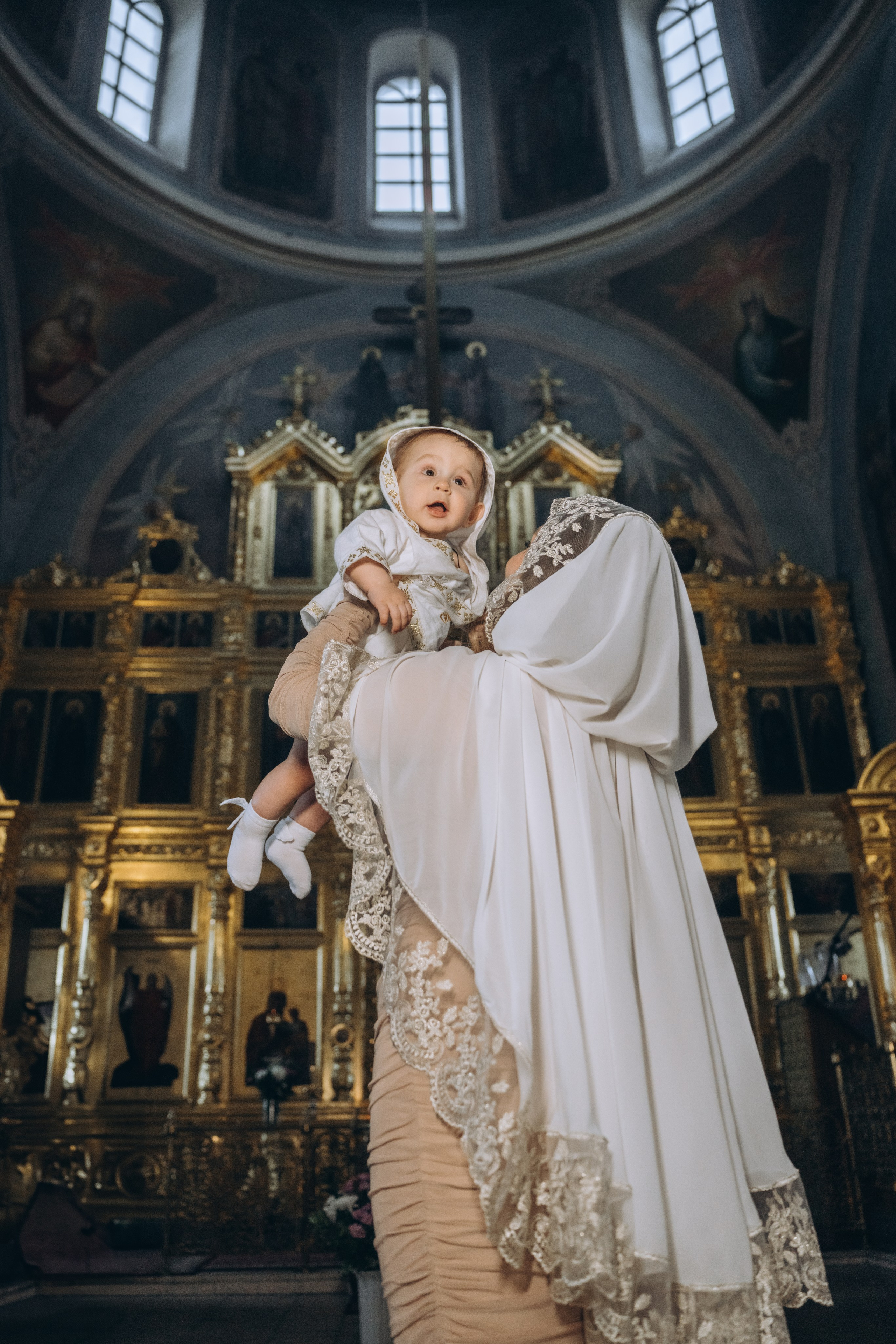 Таинство Крещения Демида. Фотограф Ольга Рубцова в Москве и Московской области