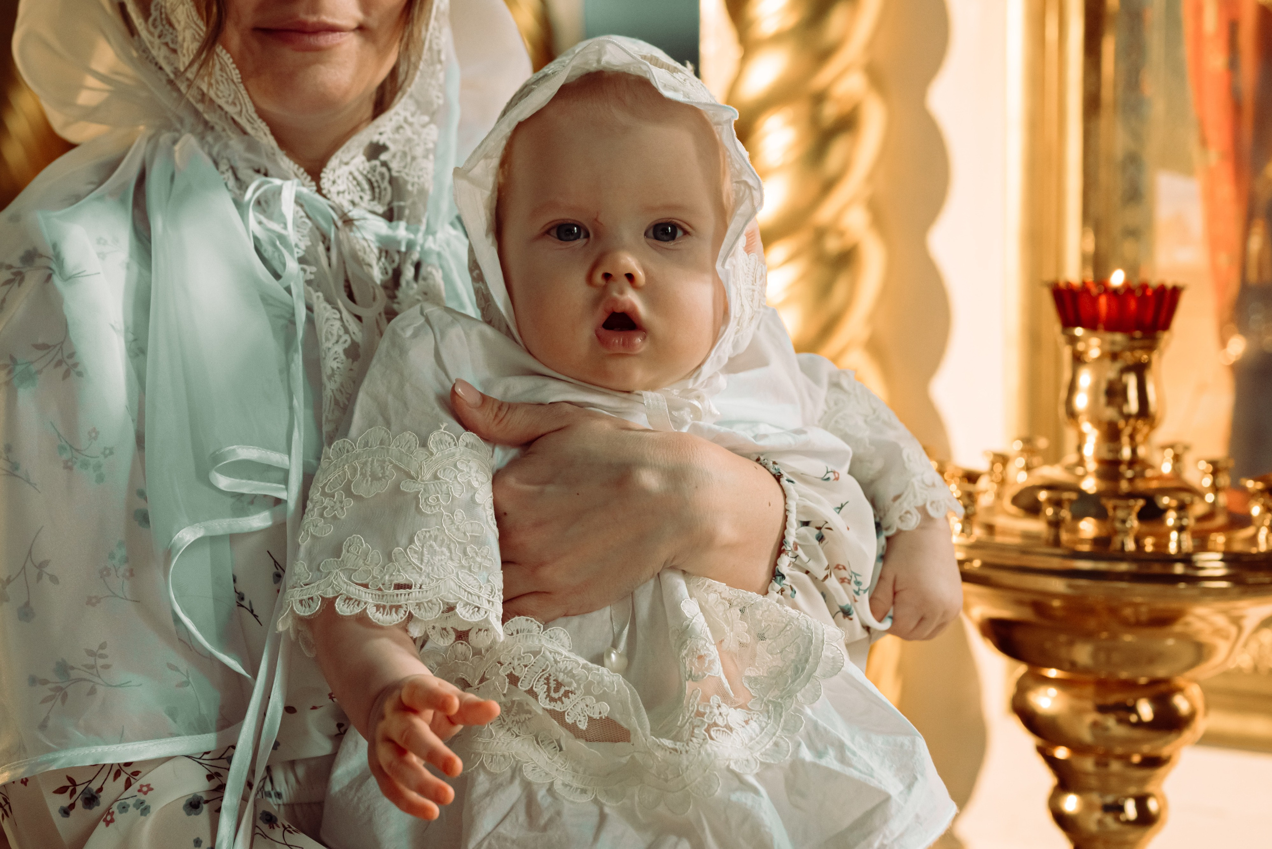 Крещение Амелии. Фотограф новорожденных в Норильске Виктория Шагалиева