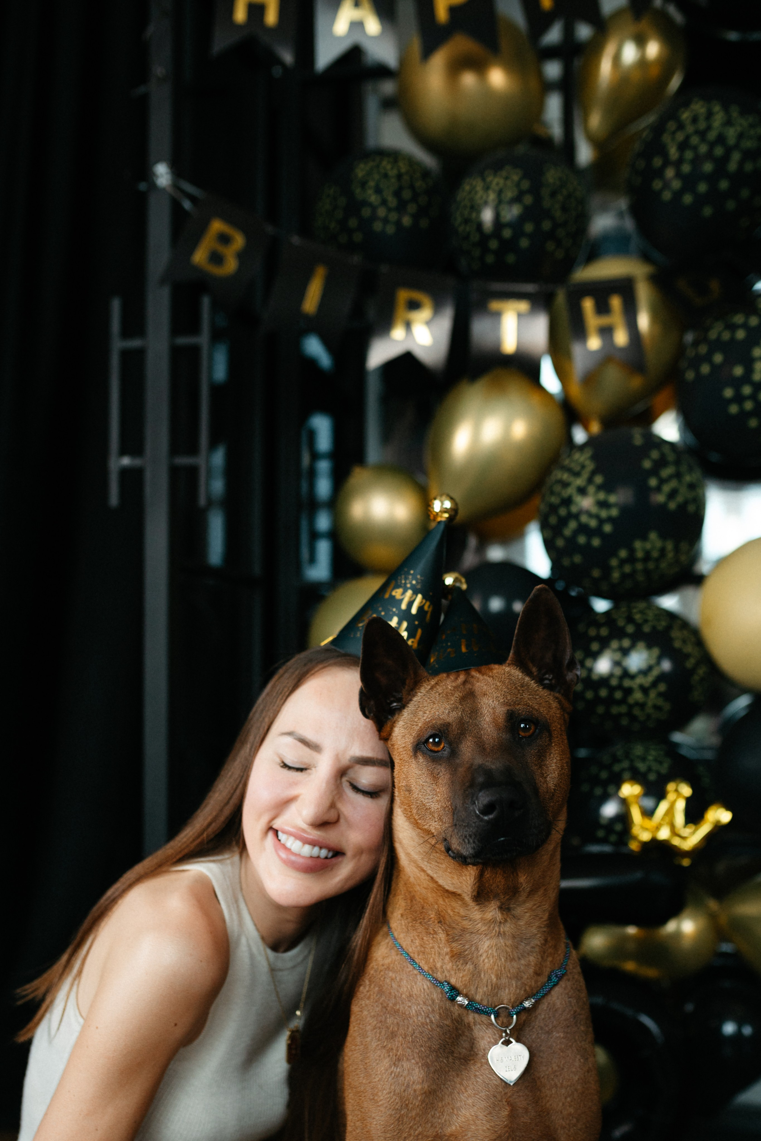 Оксана и Зевс. Фотограф анималист в Москве Ольга Агушева