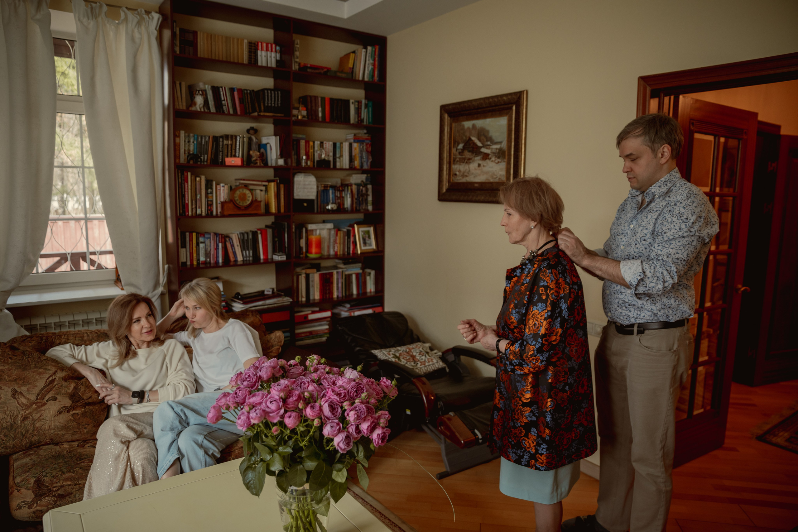 Семейная домашняя фотосессия. Индивидуальный и семейный фотограф Ирина Москвичёва