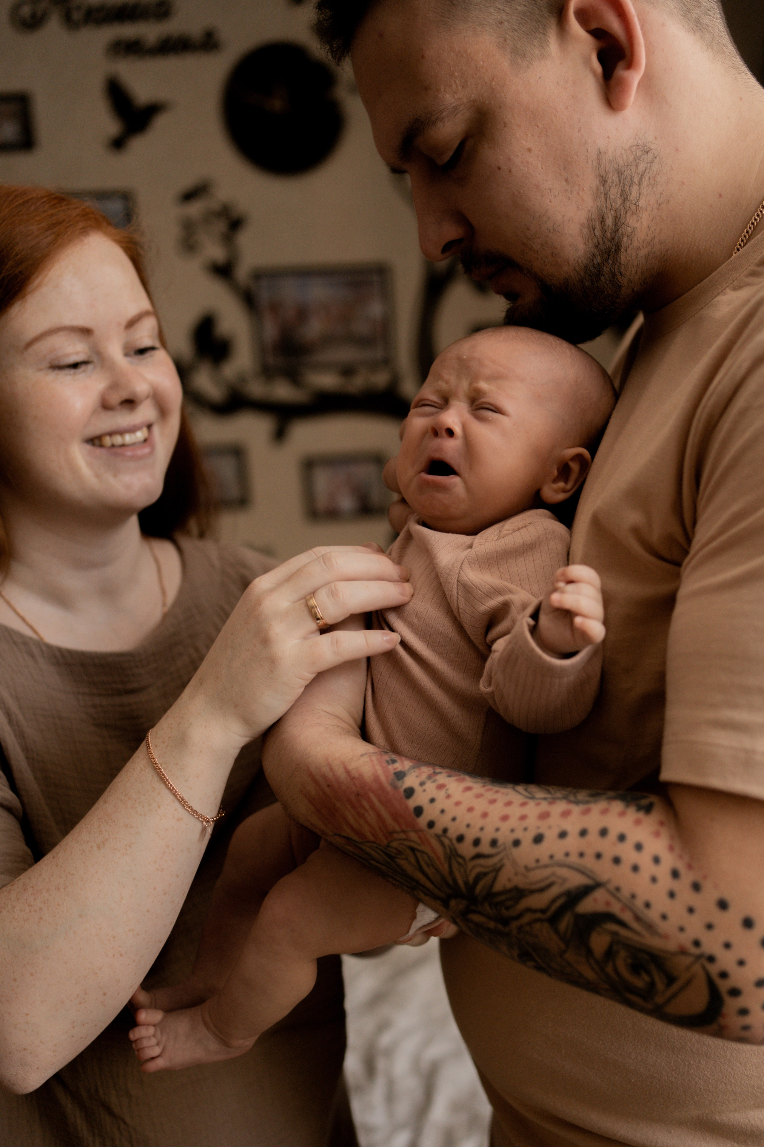 Мария, Артём и Анечка. Фотограф грудного вскармливания в Москве Екатерина