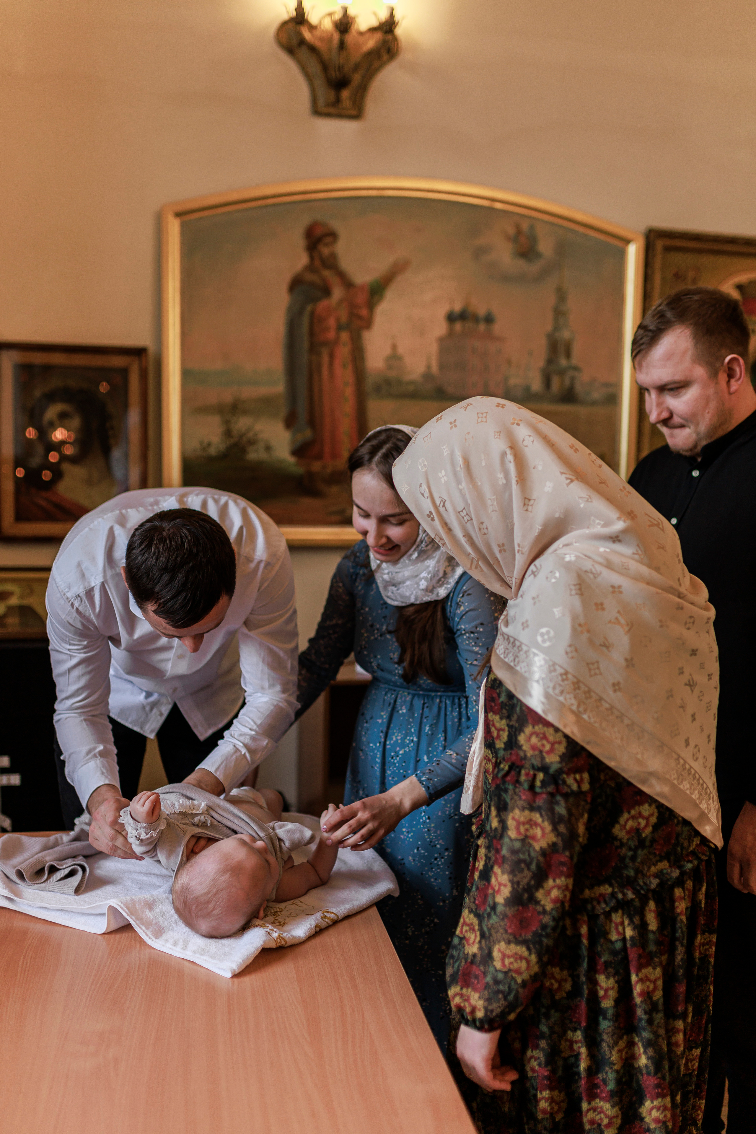 Крещение Евы❤. Семейный и детский фотограф в Рязани Васюгова Мария