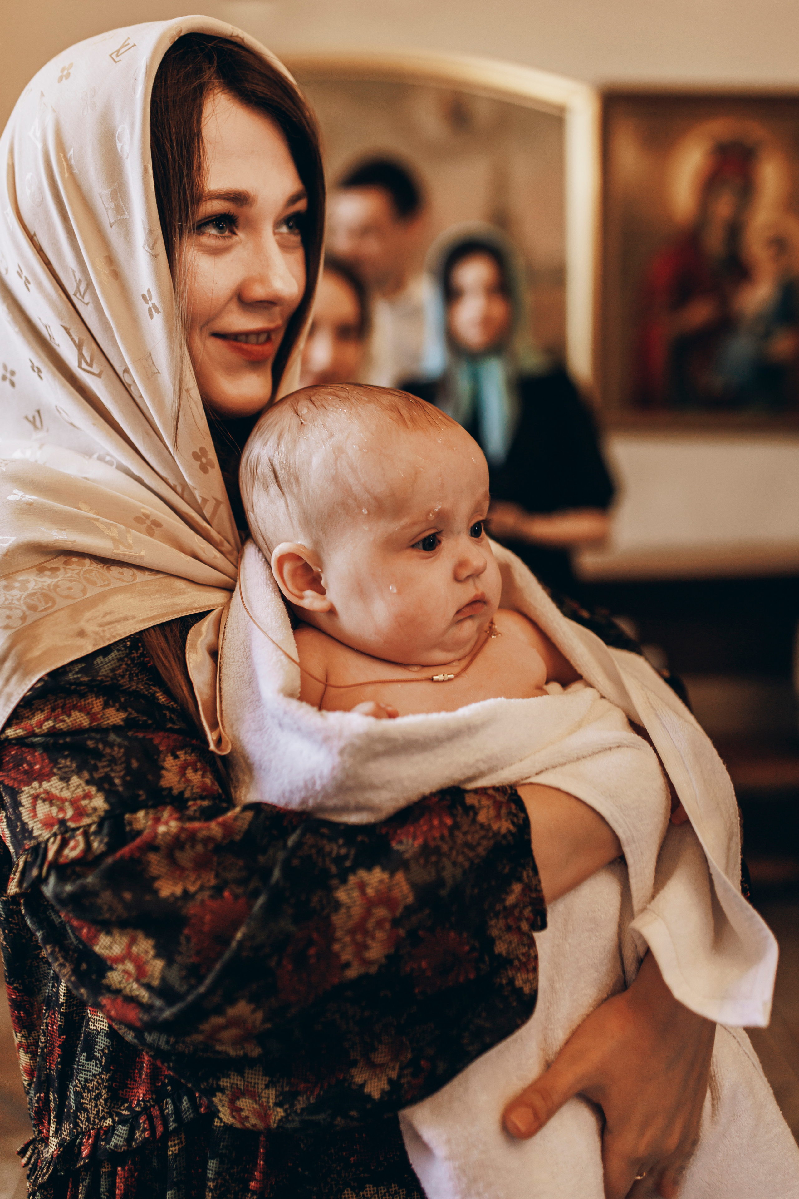 Крещение Евы❤. Семейный и детский фотограф в Рязани Васюгова Мария