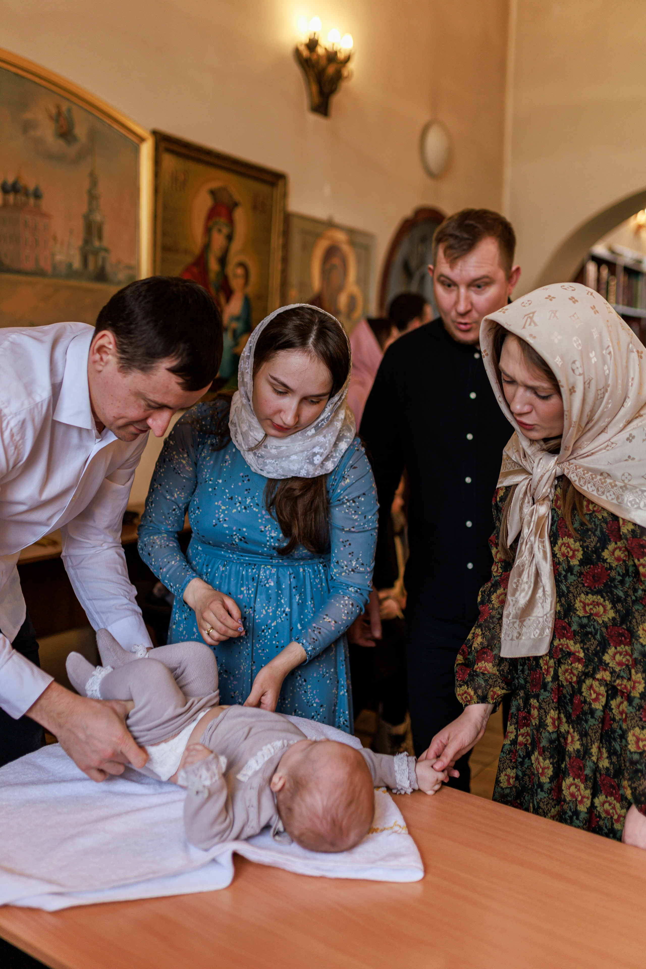 Крещение Евы❤. Семейный и детский фотограф в Рязани Васюгова Мария