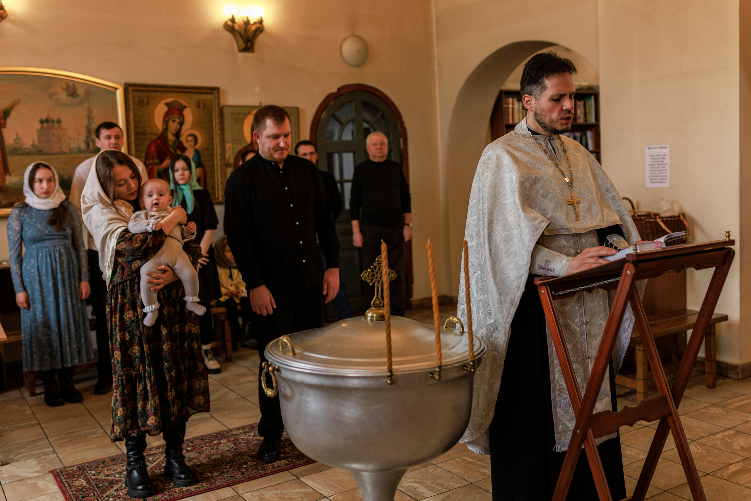 Крещение Евы❤. Семейный и детский фотограф в Рязани Васюгова Мария