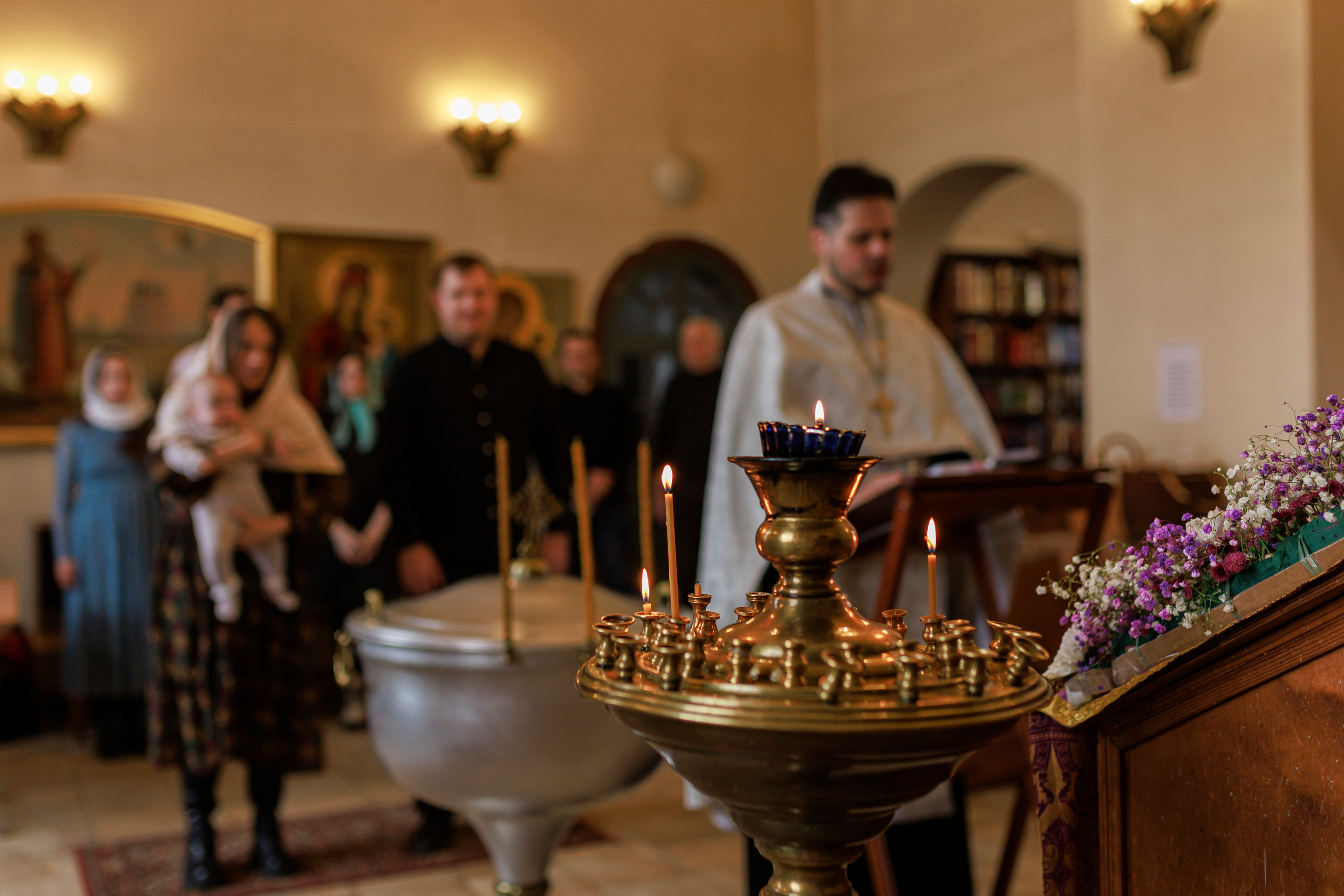 Крещение Евы❤. Семейный и детский фотограф в Рязани Васюгова Мария